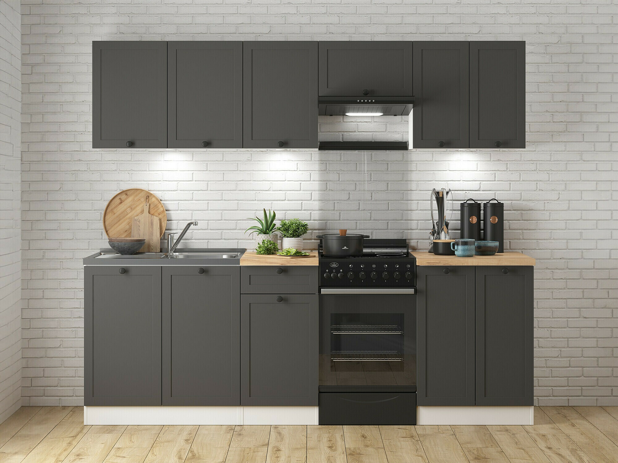 Πολυμορφικό ντουλάπι τοίχου Classic Grey 103