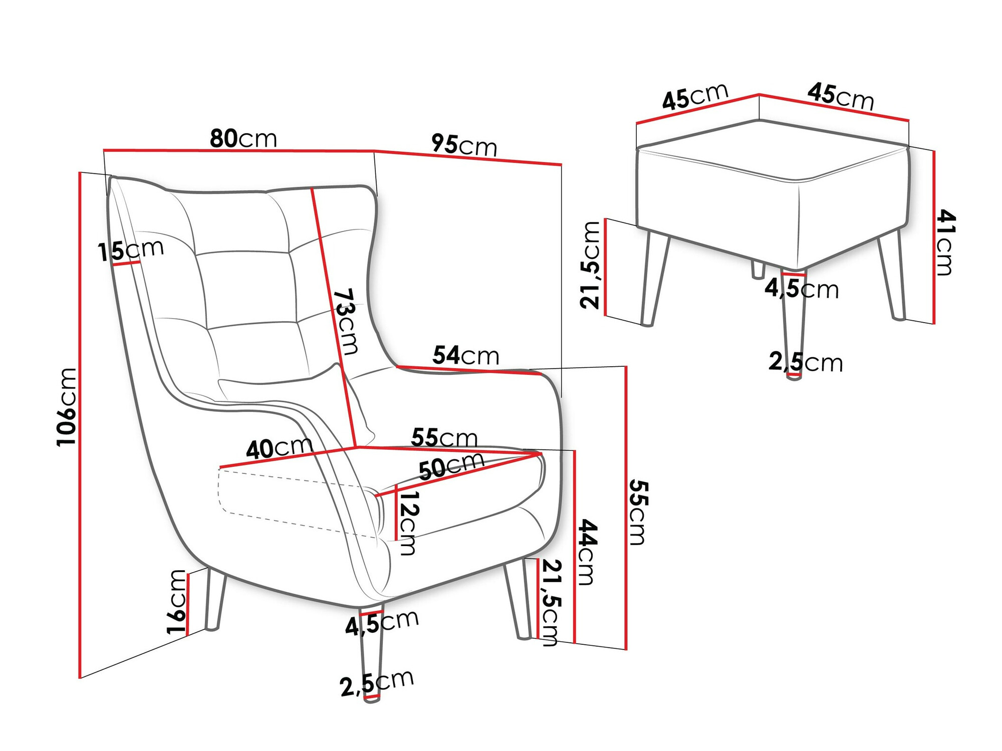 Πολυθρόνα Comfivo Ulmus V (Poso 110)