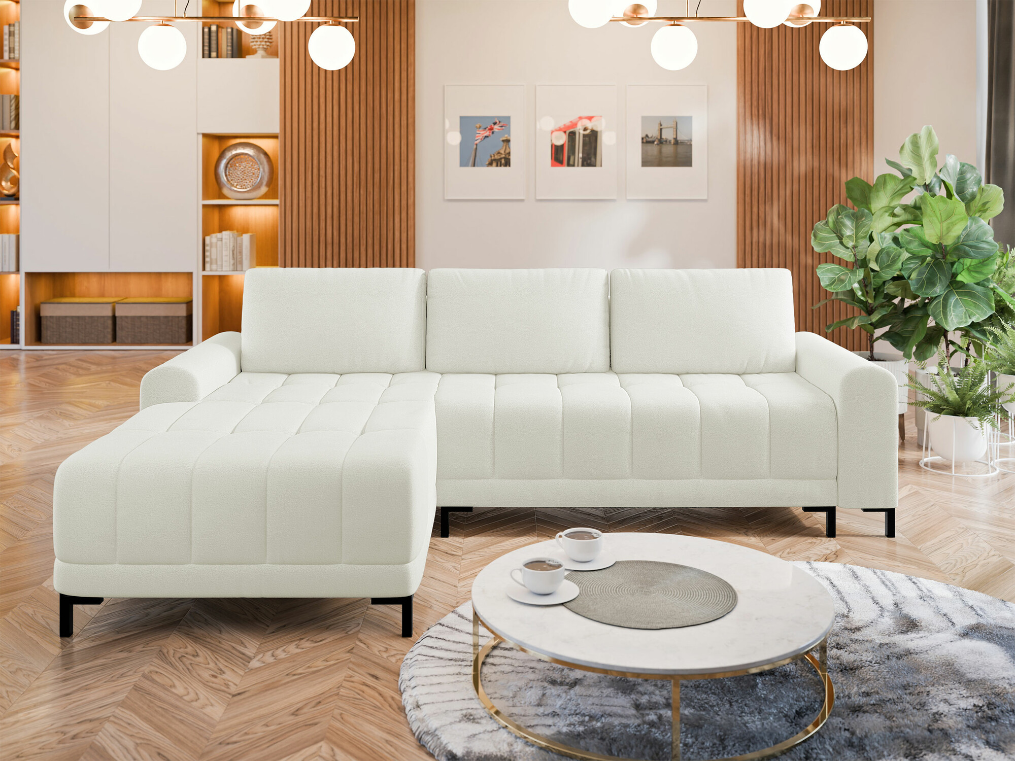 Γωνιακός Καναπές Stonecrest 100 (Velo 621)