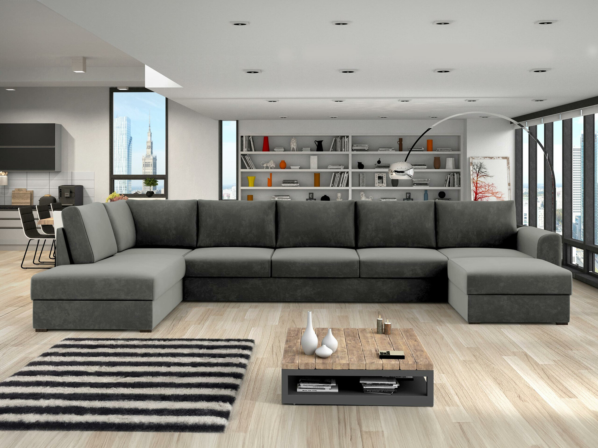 Γωνιακός Καναπές Comfivo Flumen I (Magic Velvet 2217)