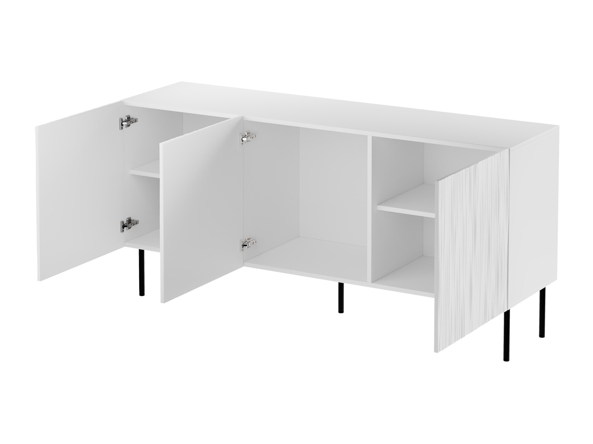 Μπουφέ Lorelbo 100 (Μαύρο + Χρυσό)