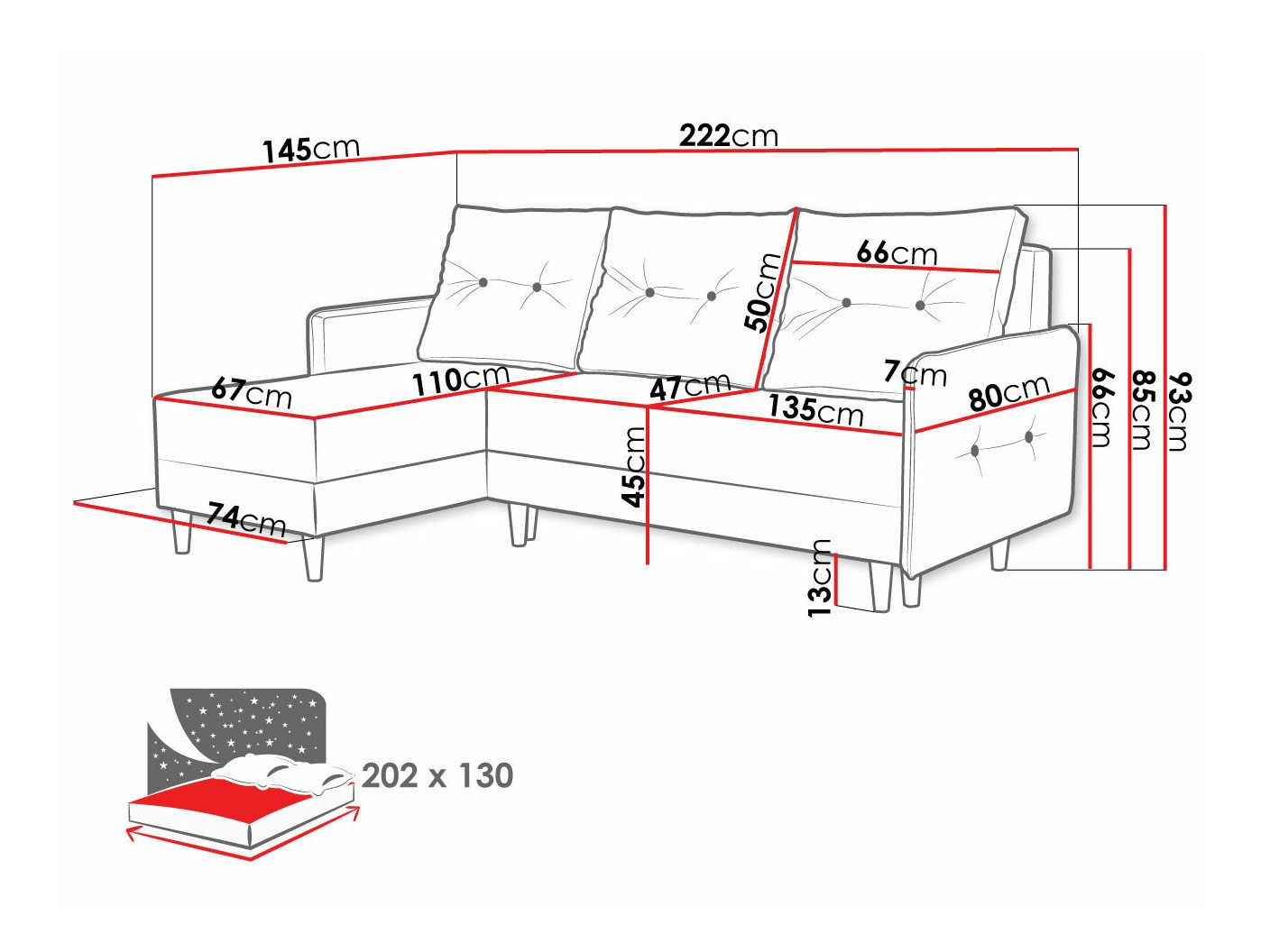 Γωνιακός Καναπές Muncie 101 (Lux 02)