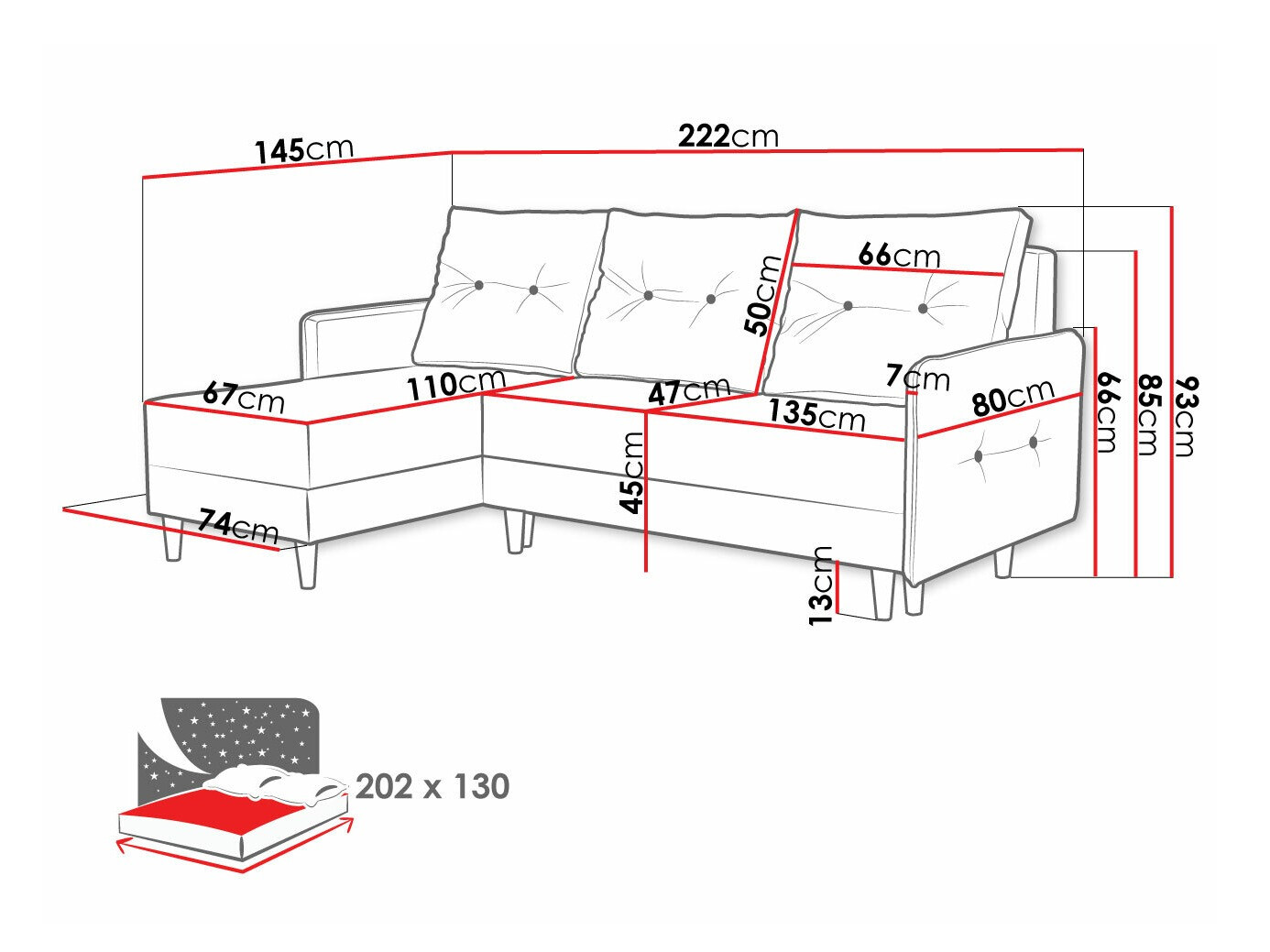 Γωνιακός Καναπές Muncie 101 (Lux 20)