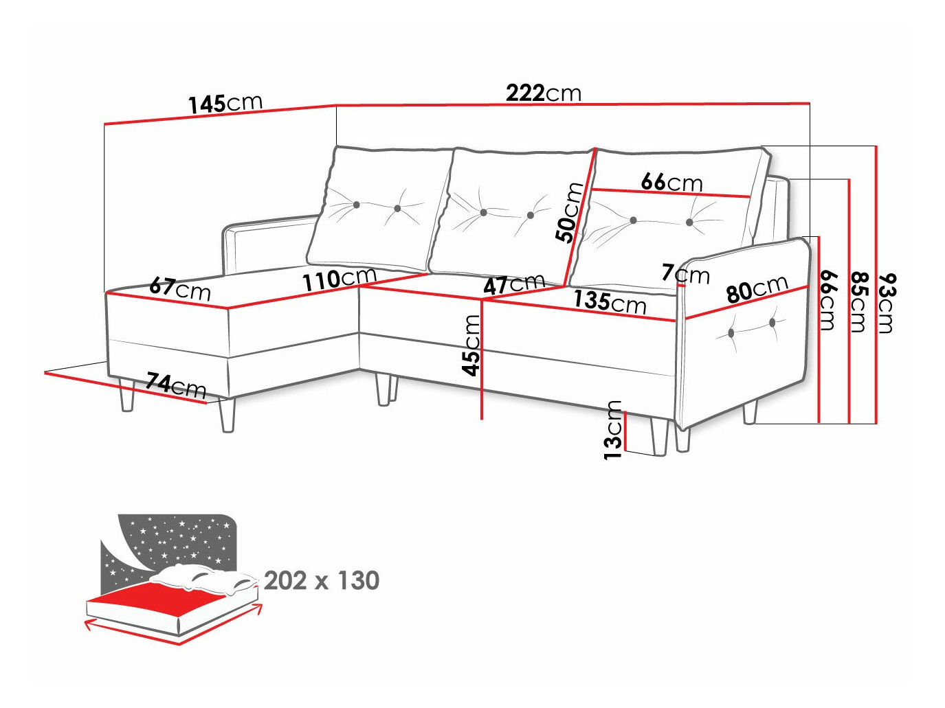 Γωνιακός Καναπές Muncie 101 (Lux 29)