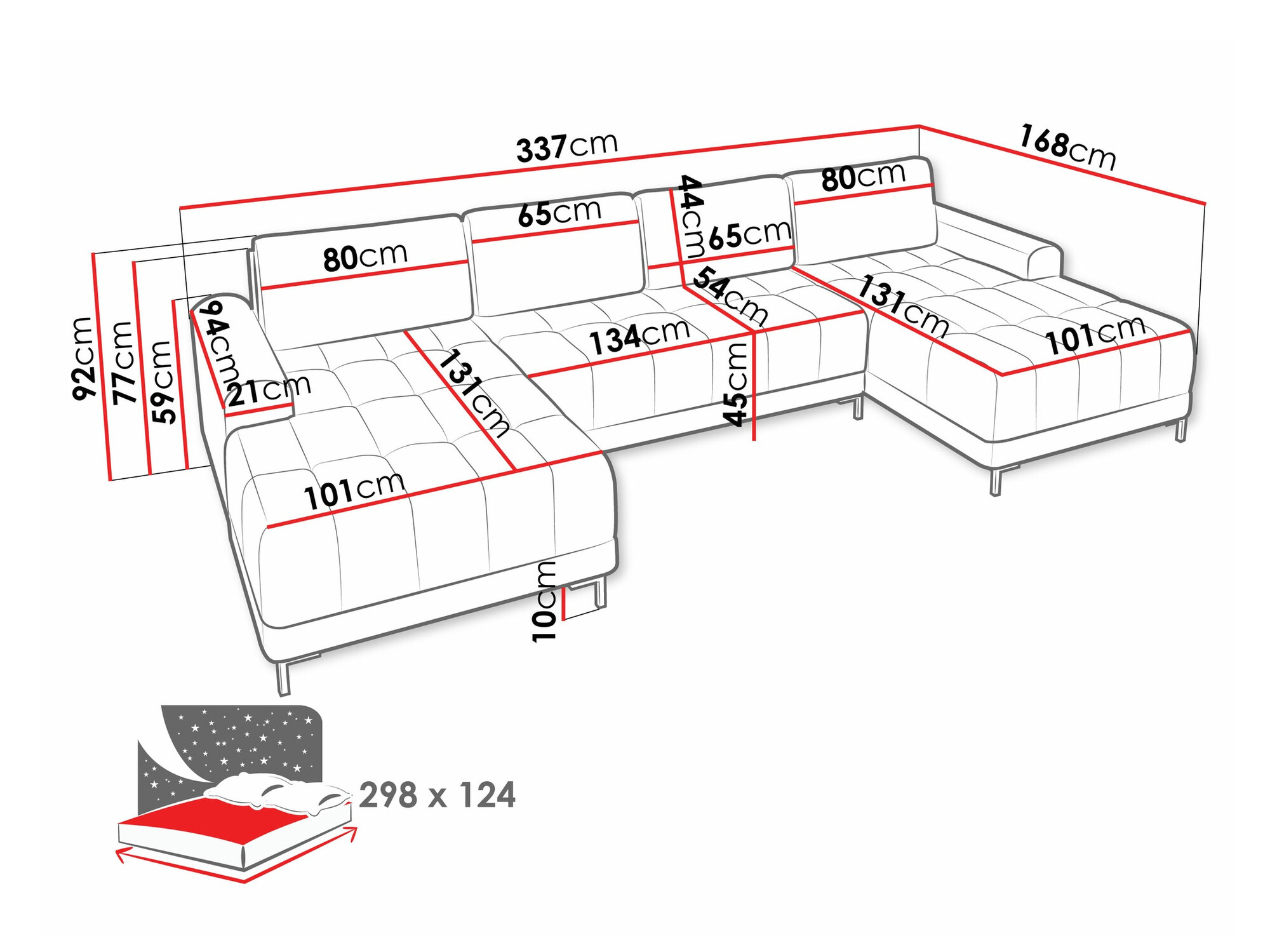 Γωνιακός Καναπές Stonecrest 101 (Velo 621)