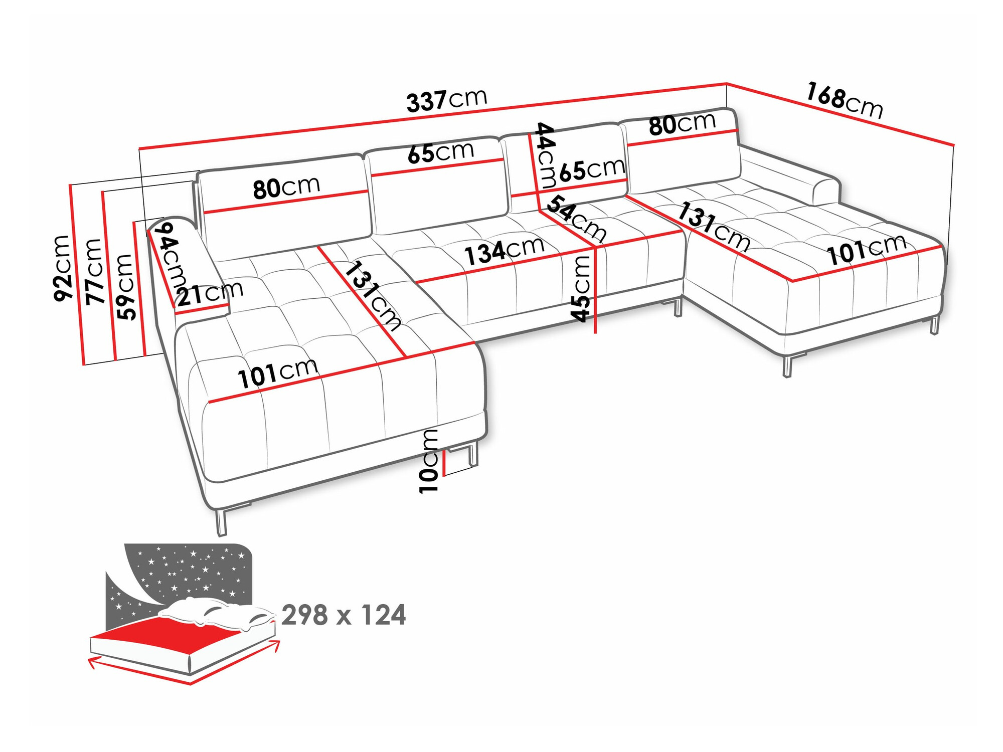 Γωνιακός Καναπές Stonecrest 101 (Velo 623)