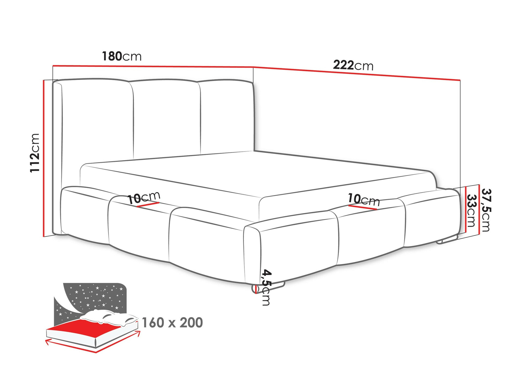 Κρεβάτι Comfivo Fabrica (Kronos 29)