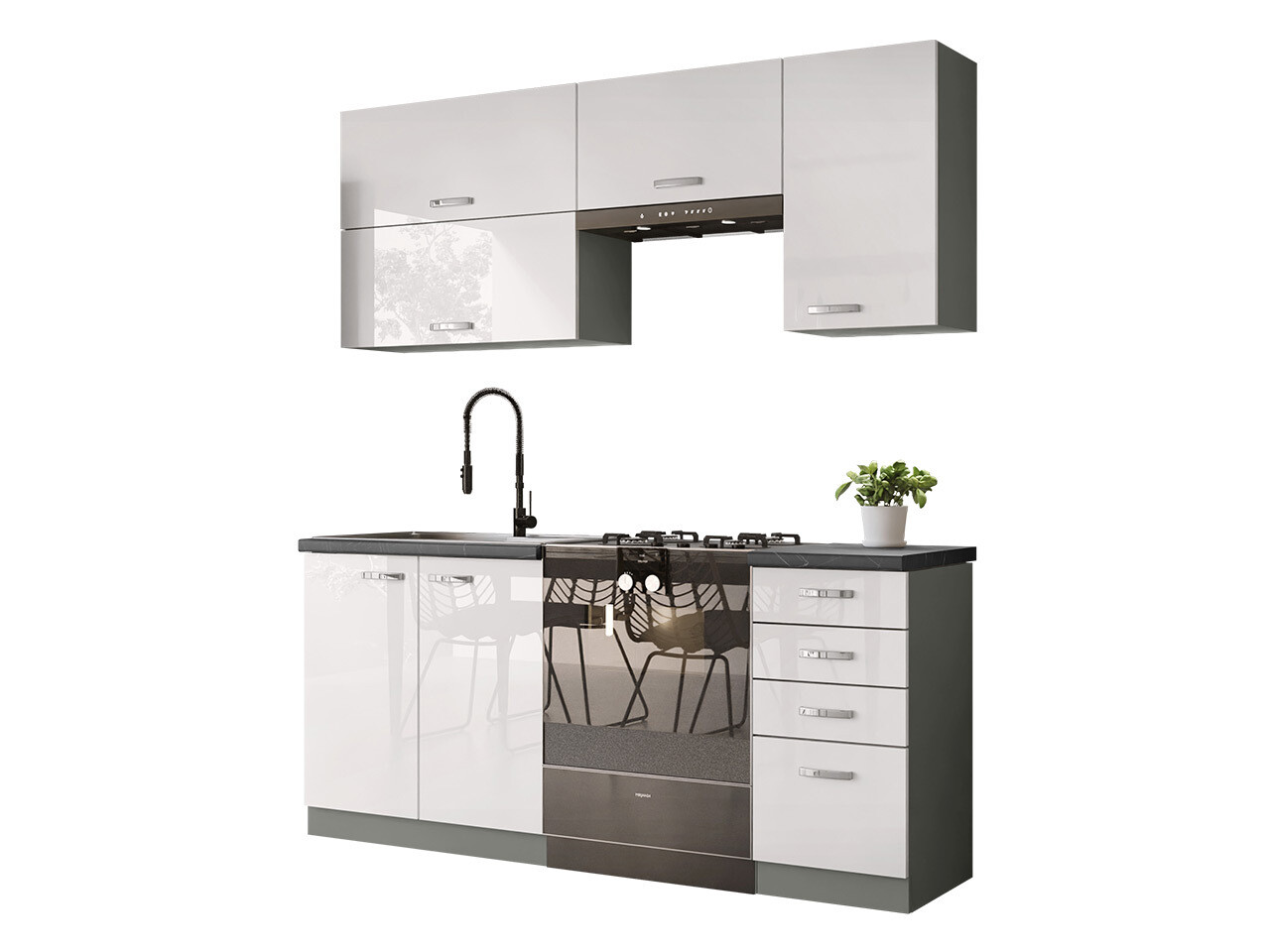 Πολυμορφικό σετ κουζίνας Multi White 125