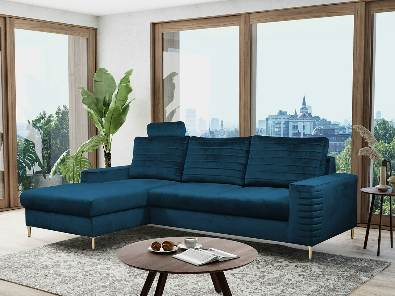 Γωνιακός Καναπές Comfivo Cumintudo (Velluto 25)
