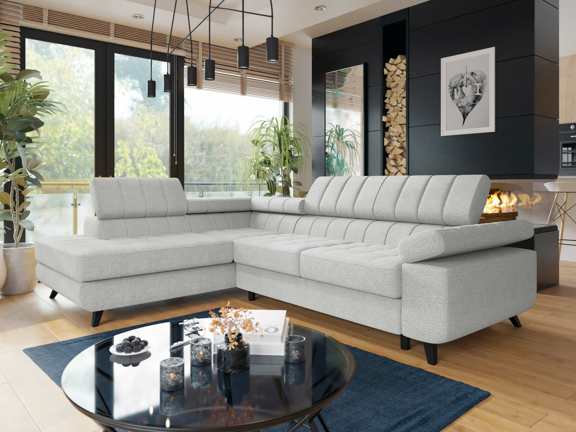 Γωνιακός Καναπές Comfivo Agnus (Sicuro 65)