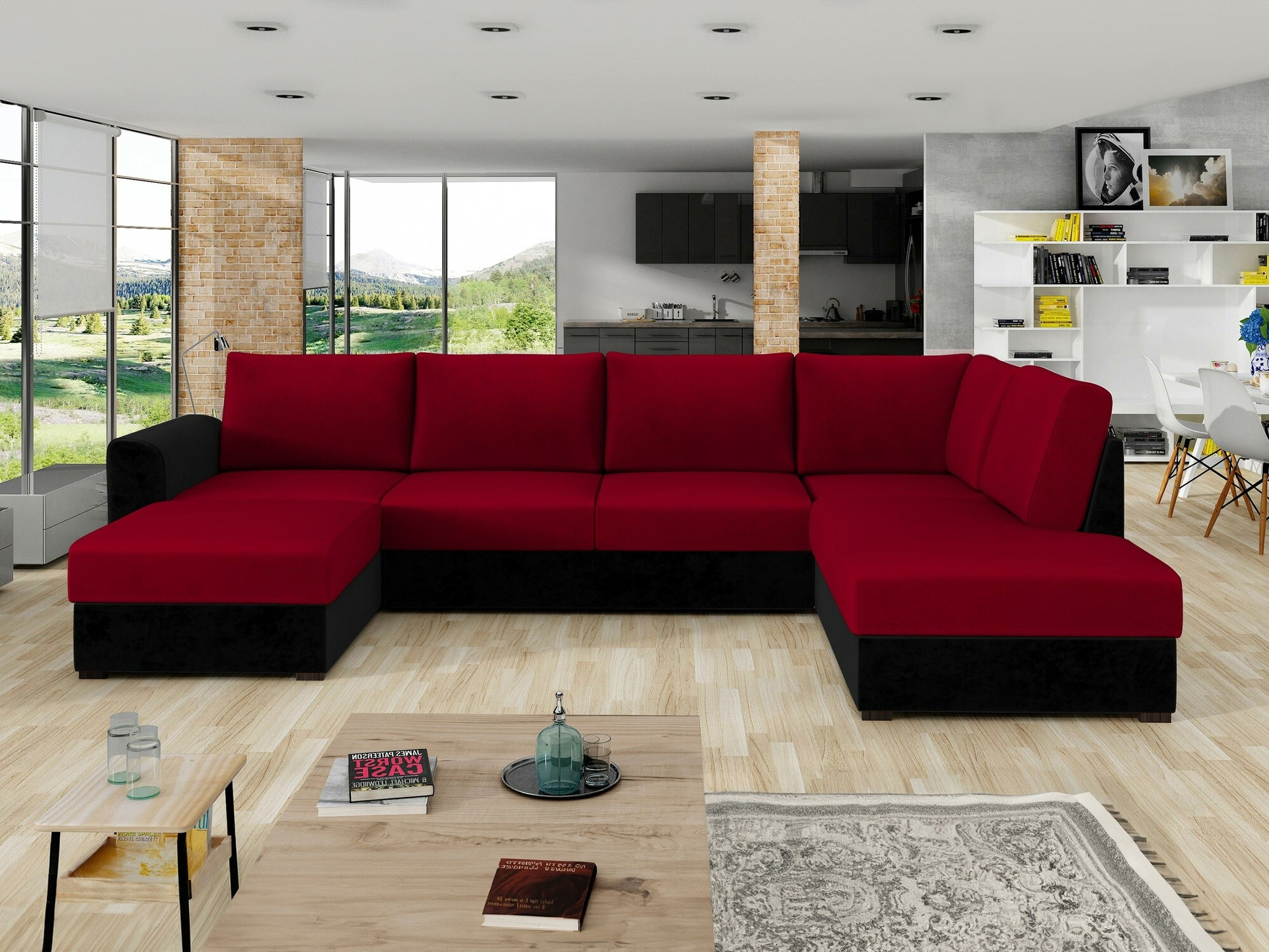 Γωνιακός Καναπές Comfivo Flumen (Magic Velvet 2219 + Venus Velvet 2926)