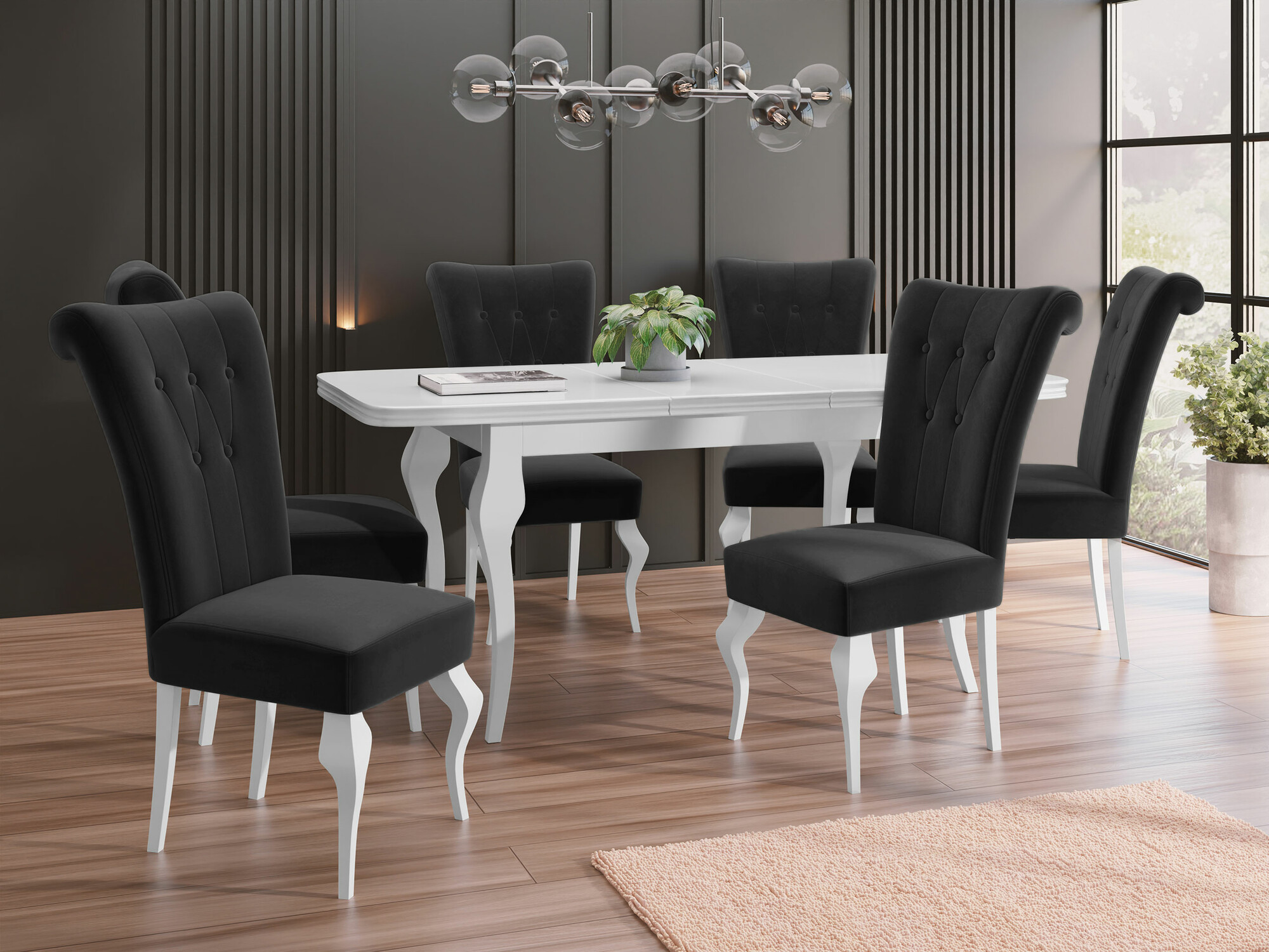 Σετ τραπεζαρίας Comfivo Gallina II (Magic Velvet 2219)