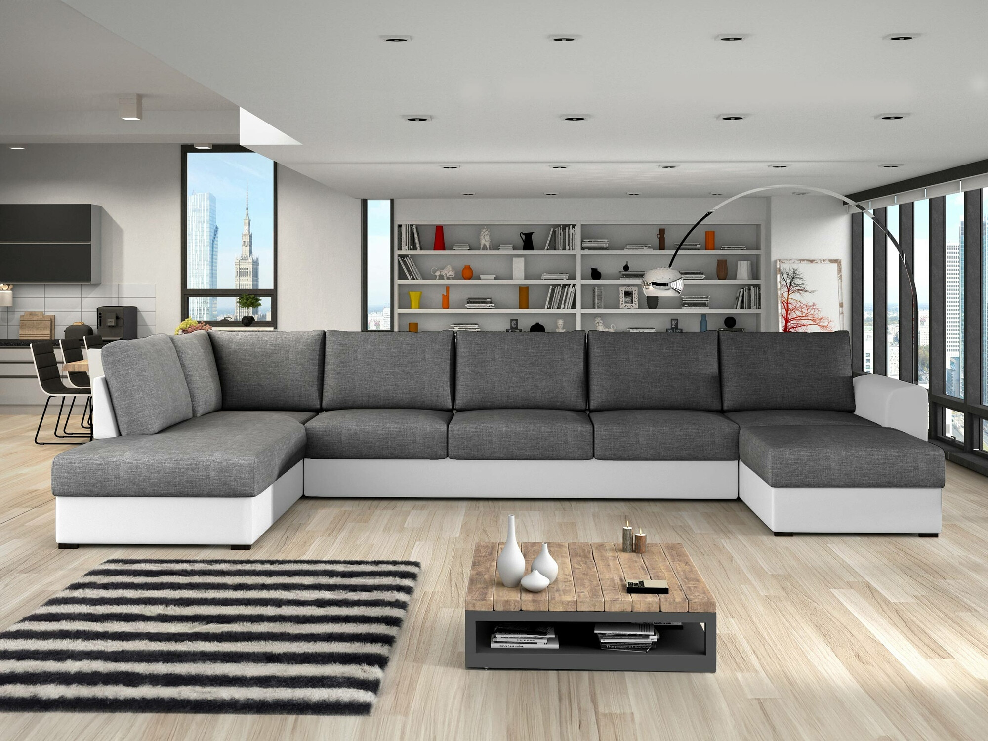 Γωνιακός Καναπές Comfivo Flumen I (Soft 017 + Lux 06)