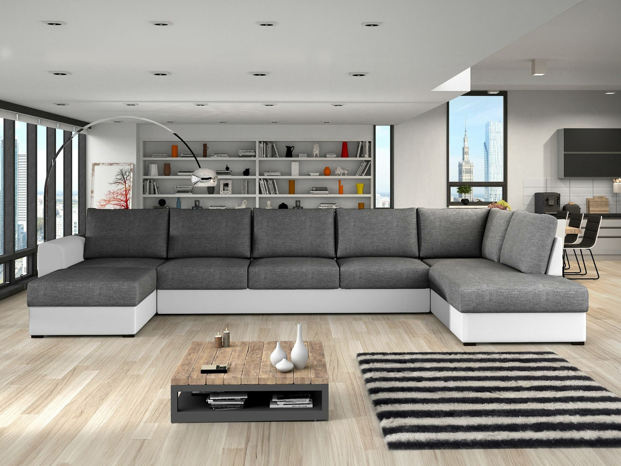 Γωνιακός Καναπές Comfivo Flumen I (Soft 017 + Lux 06)