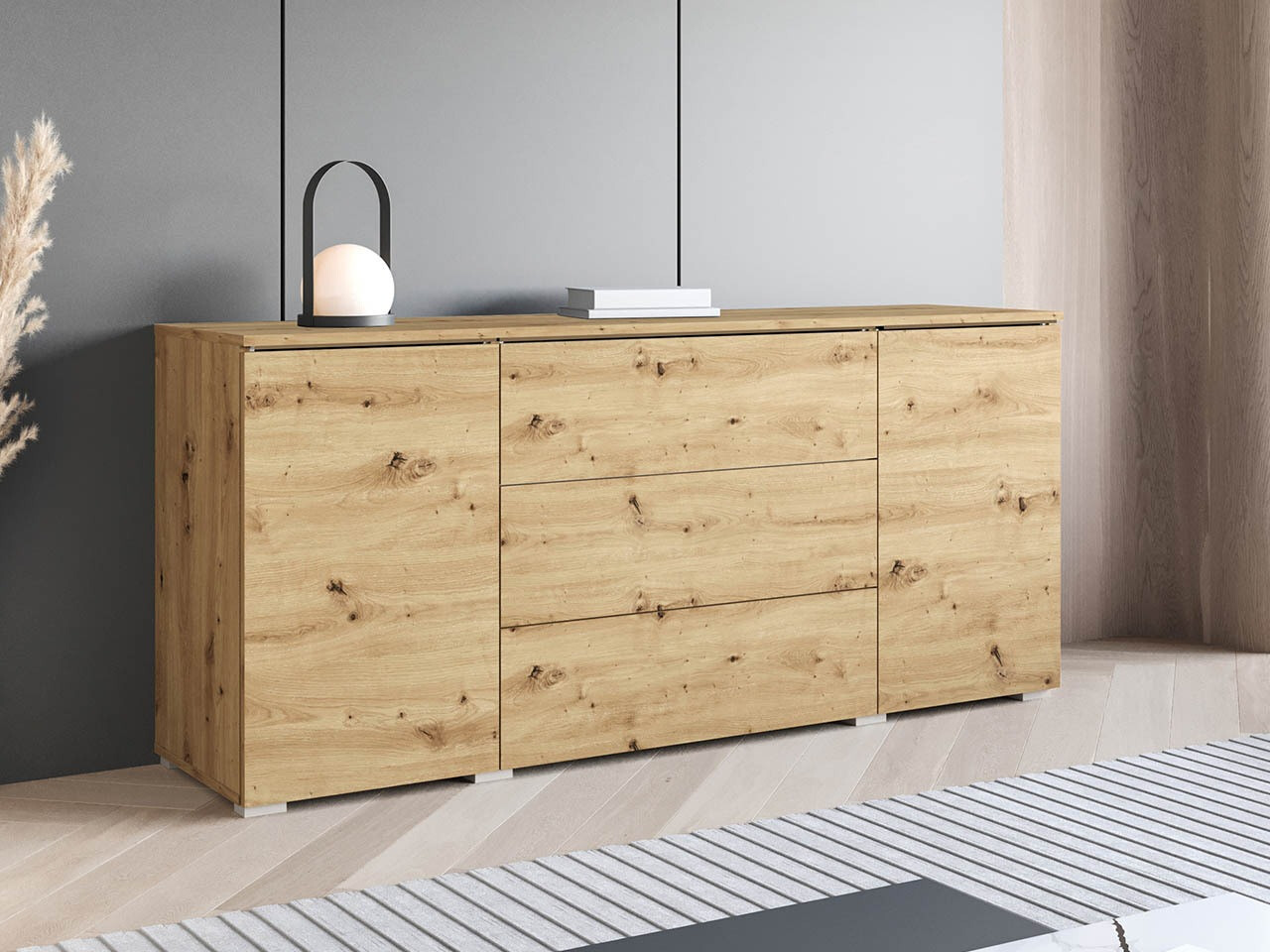 Συρταριέρα Mirfivo 102 (Artisan βελανιδιά)