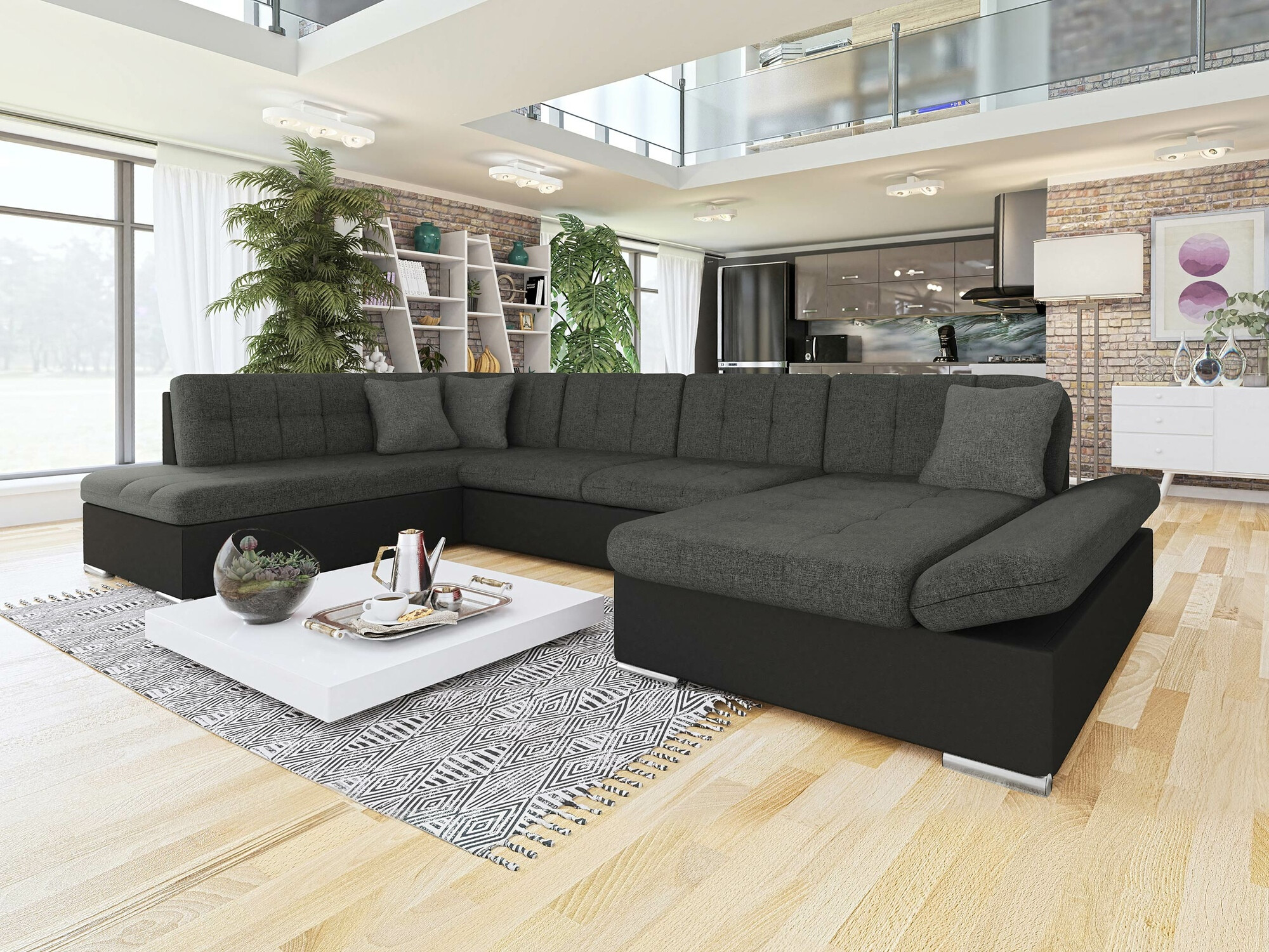 Γωνιακός Καναπές Comfivo Tilia (Soft 011 + Lux 06 + Lux 05)