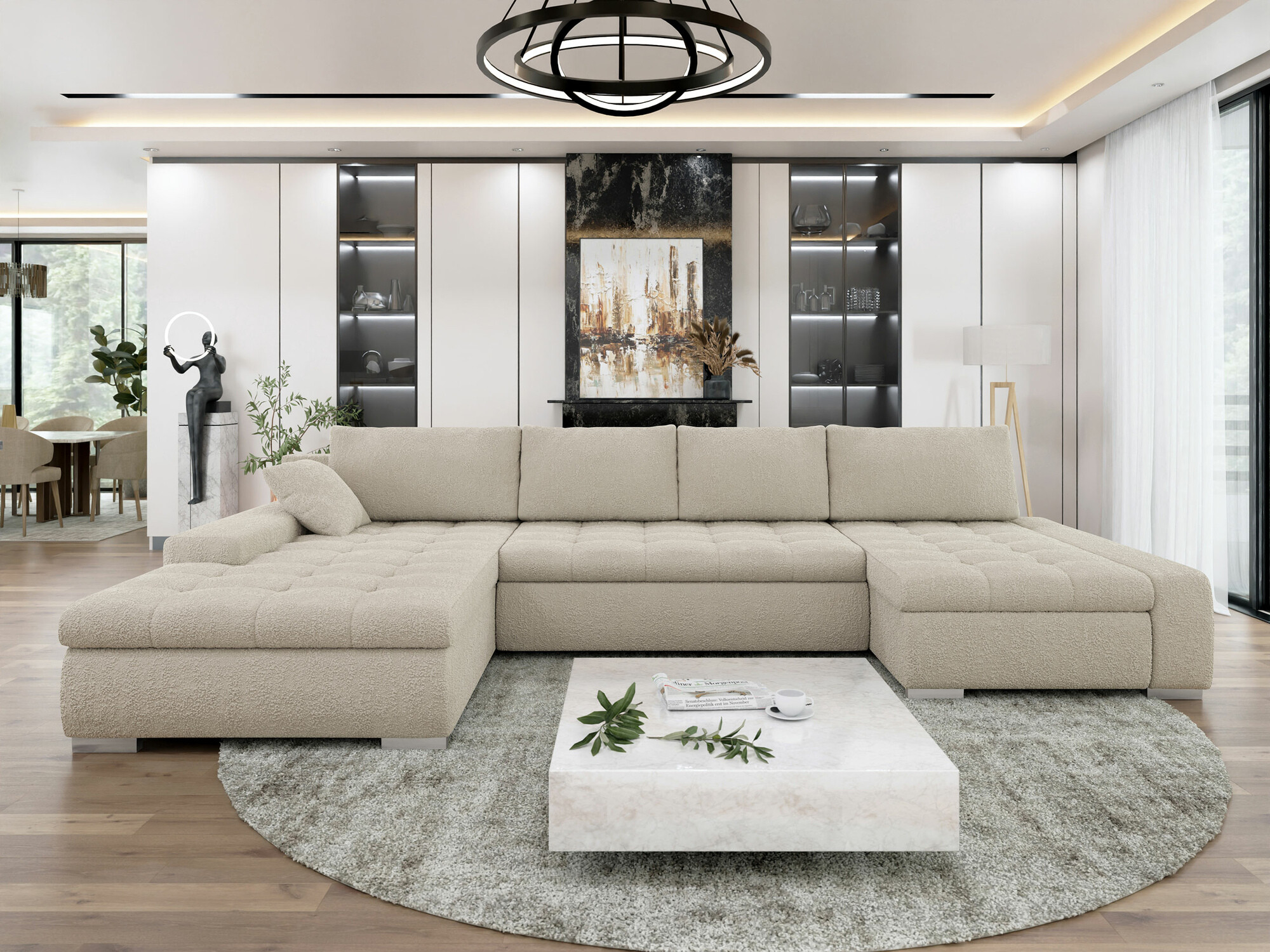 Γωνιακός Καναπές Comfivo Oliva I (Baloo 2074)