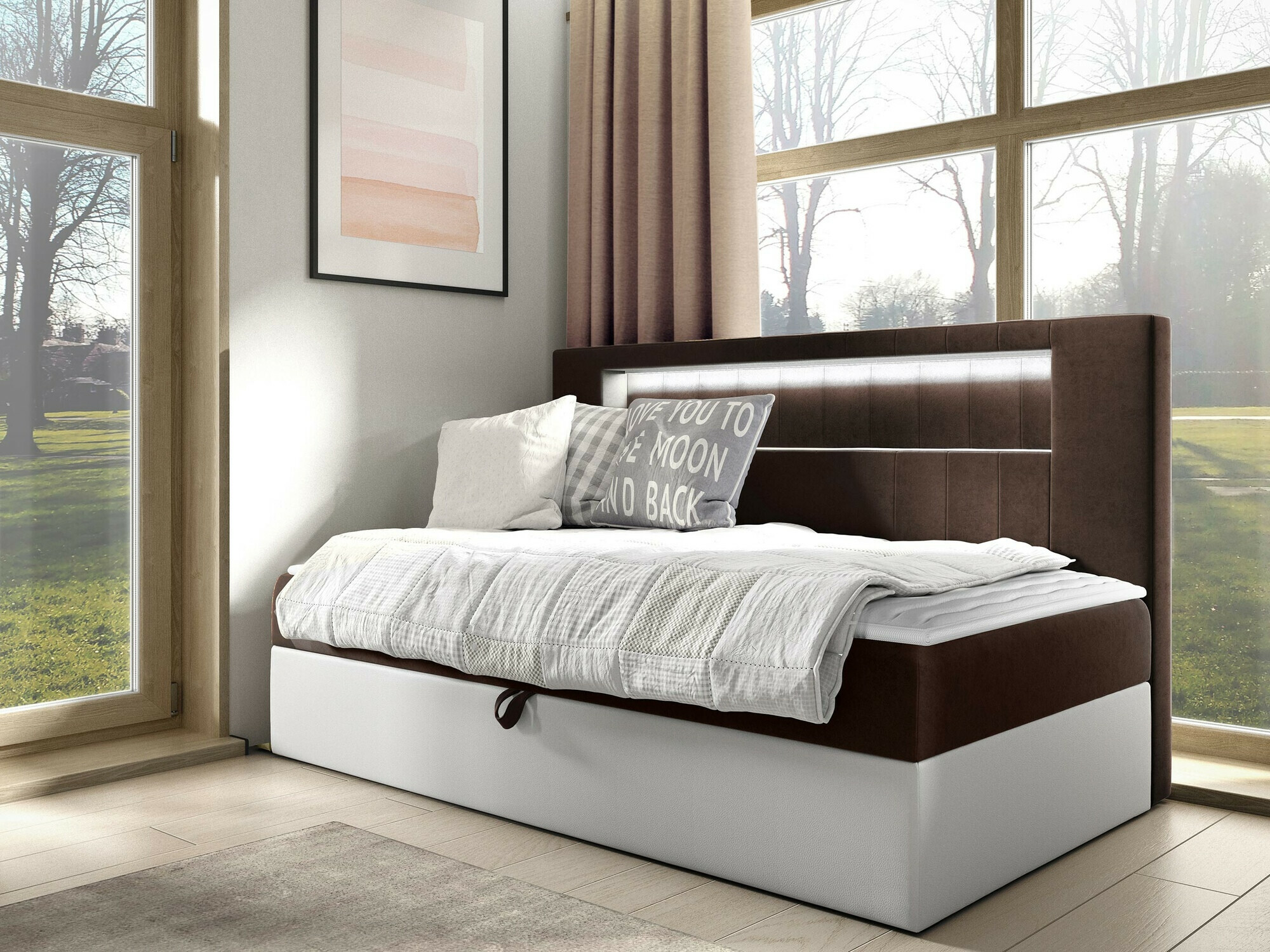 Κρεβάτι continental Lucus IV (Soft 017 + Fresh 4)