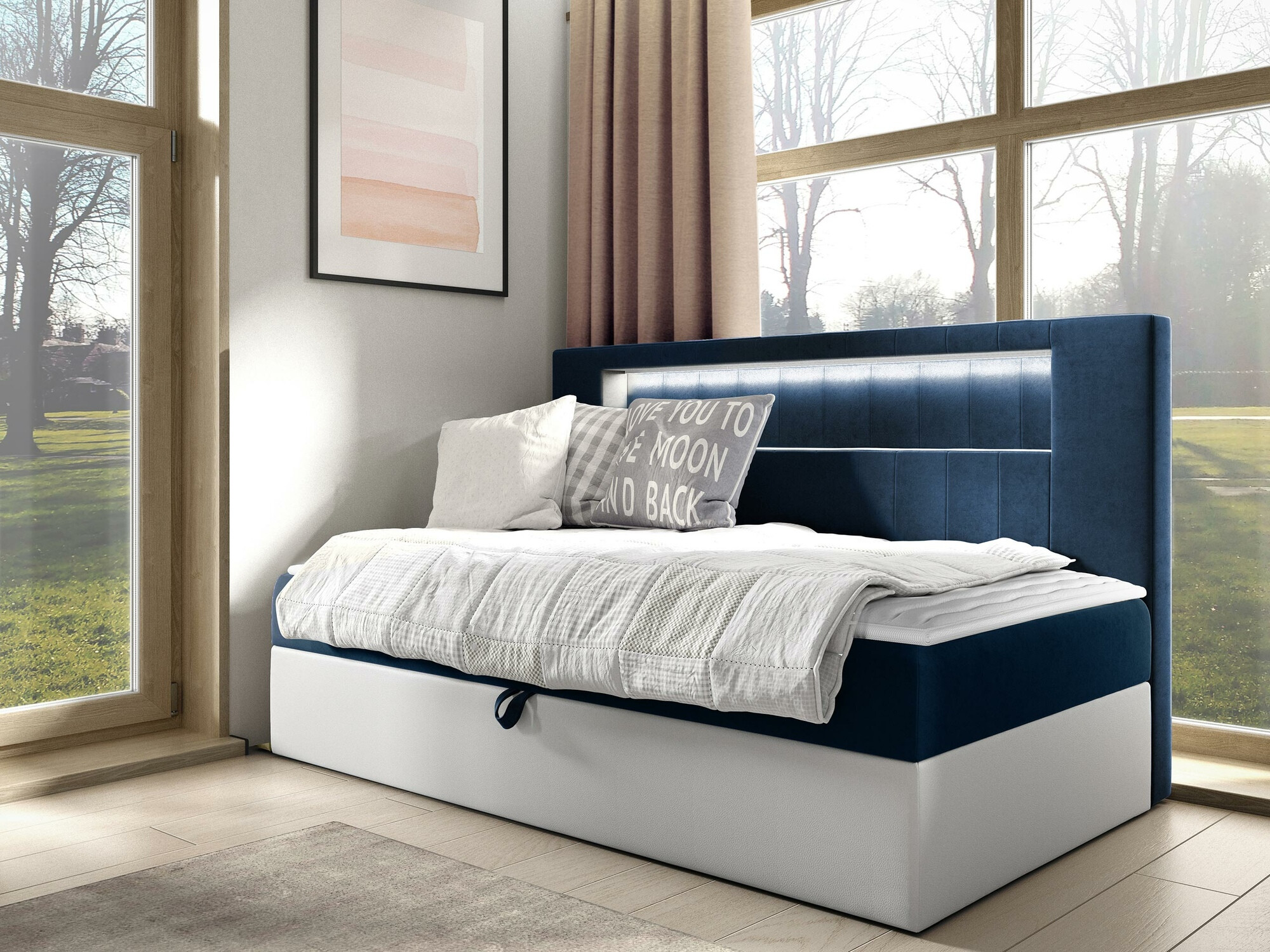 Κρεβάτι continental Lucus IV (Soft 017 + Fresh 11)