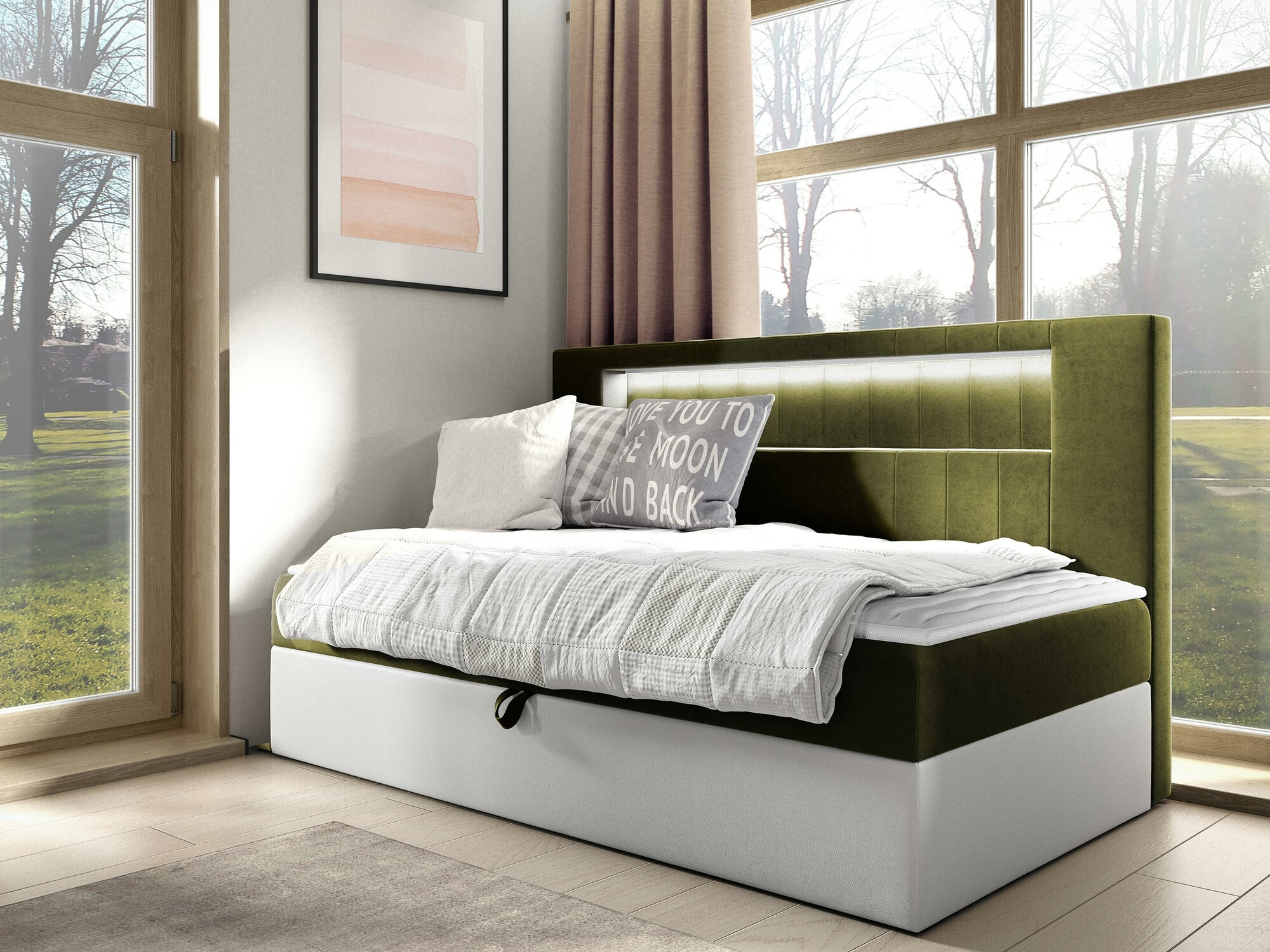 Κρεβάτι continental Lucus IV (Soft 017 + Fresh 12)