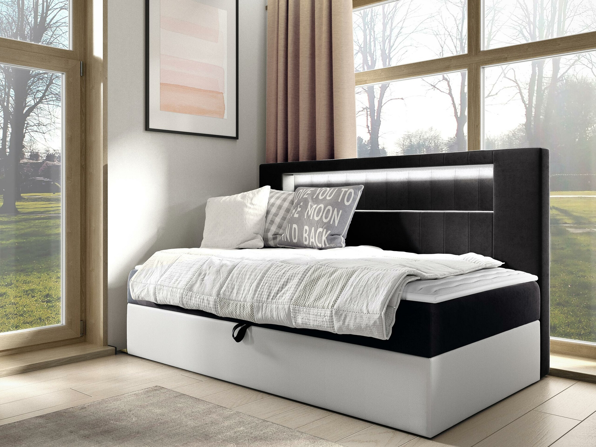 Κρεβάτι continental Lucus IV (Soft 017 + Fresh 17)