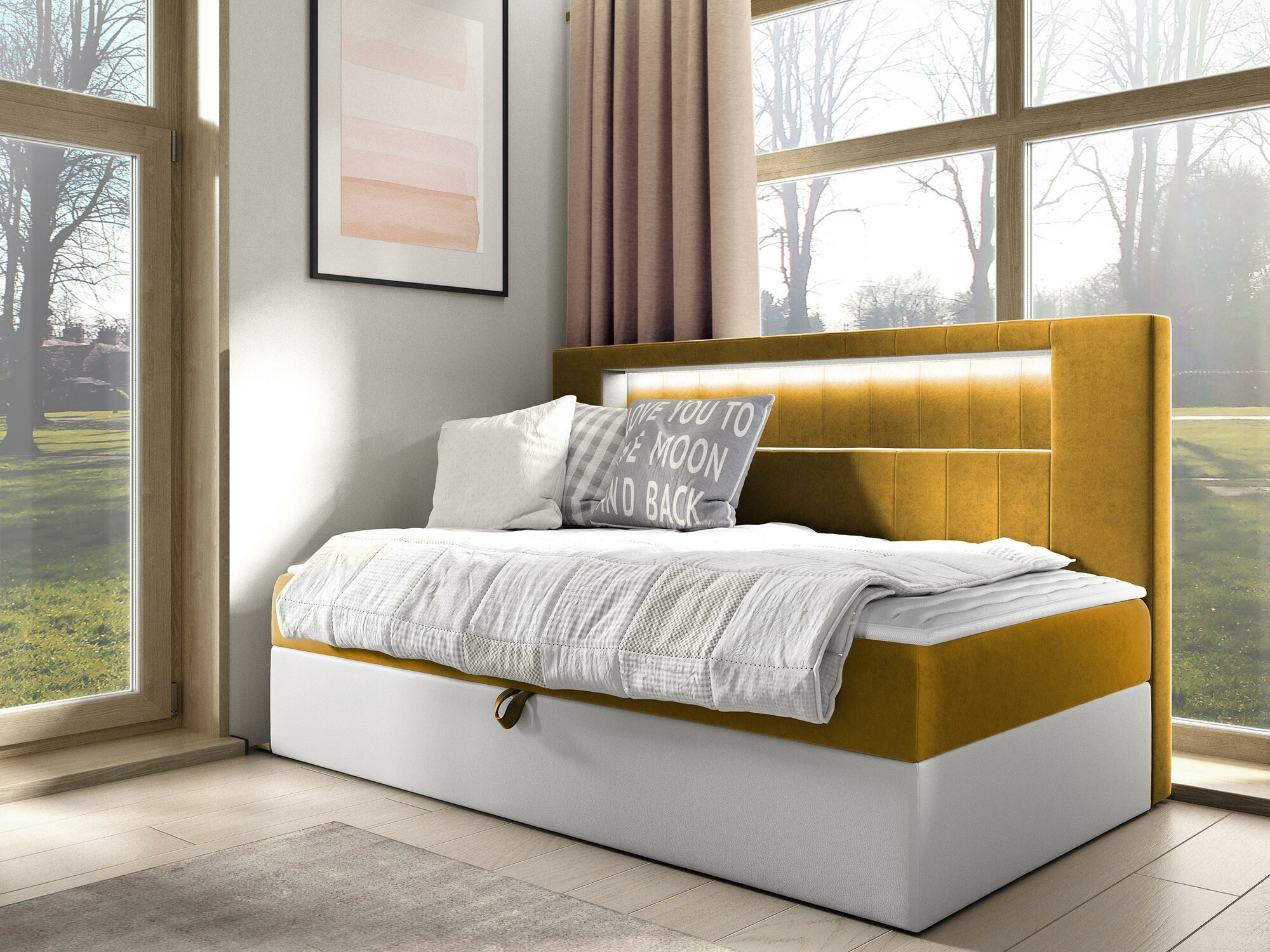 Κρεβάτι continental Lucus IV (Soft 017 + Fresh 37)