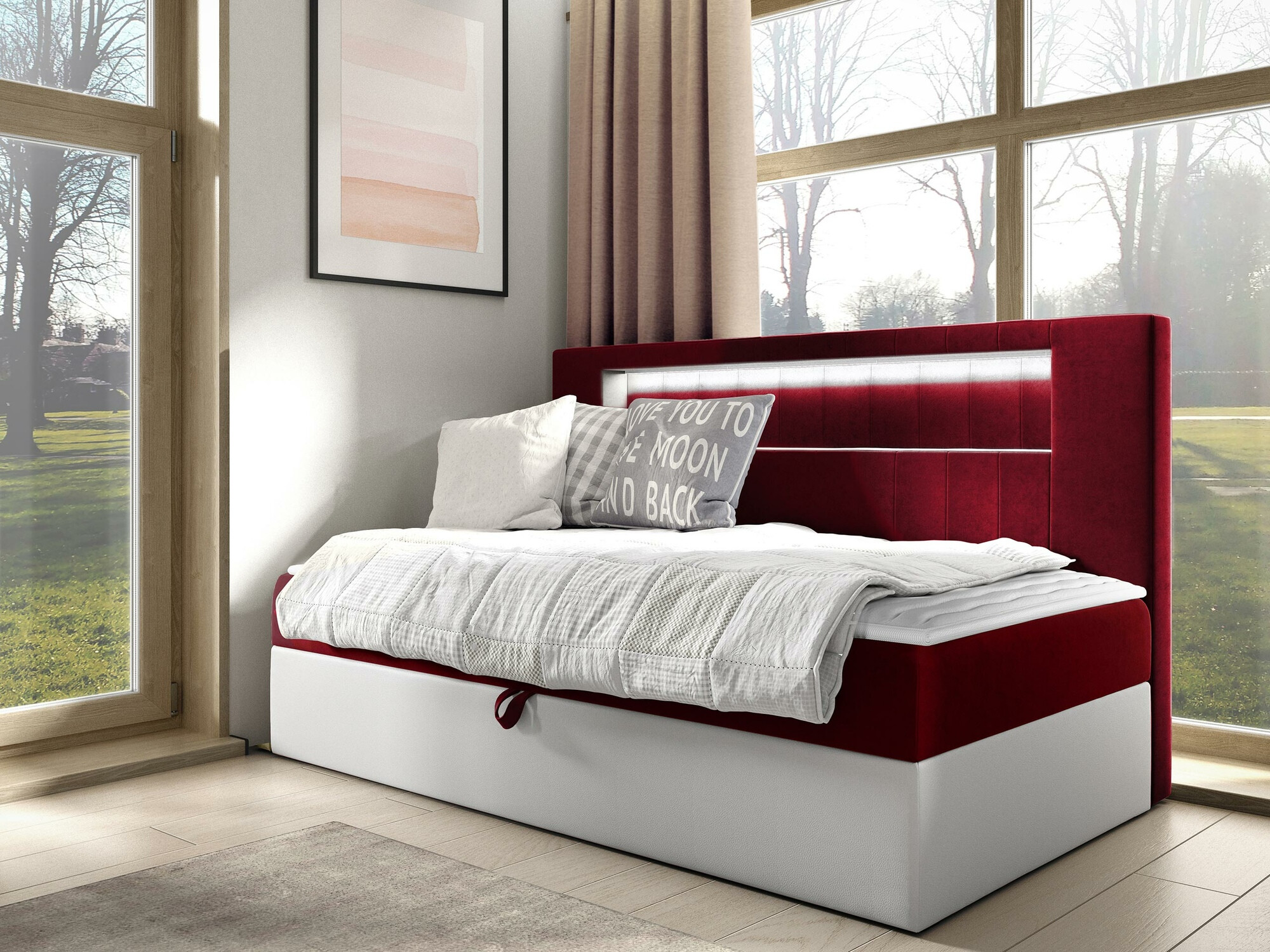 Κρεβάτι continental Lucus IV (Soft 017 + Fresh 8)