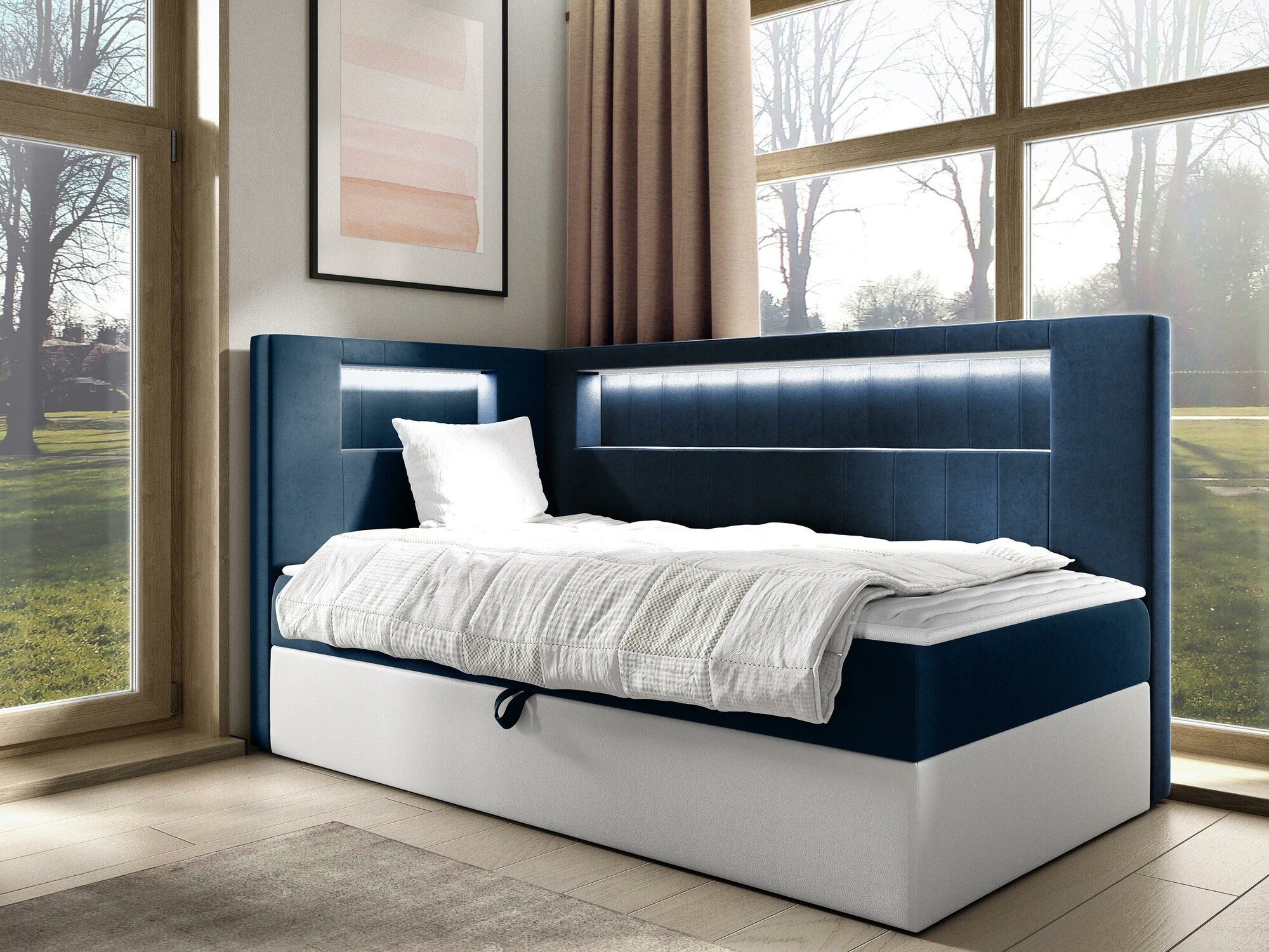 Κρεβάτι continental Lucus VIII (Soft 017 + Fresh 11)