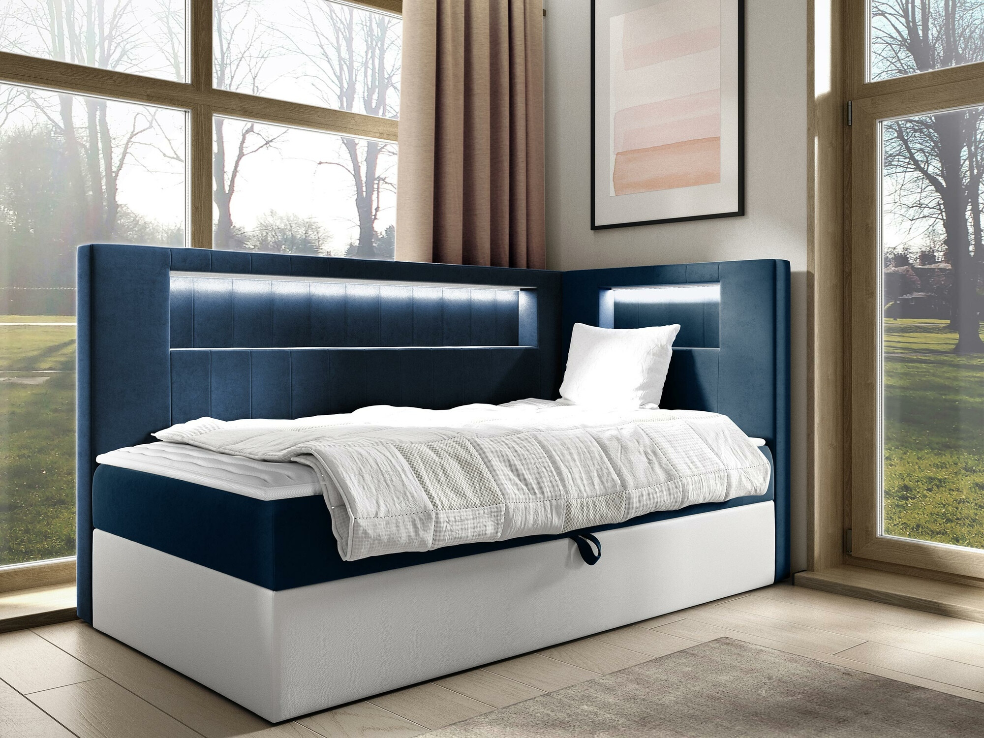 Κρεβάτι continental Lucus VIII (Soft 017 + Fresh 11)