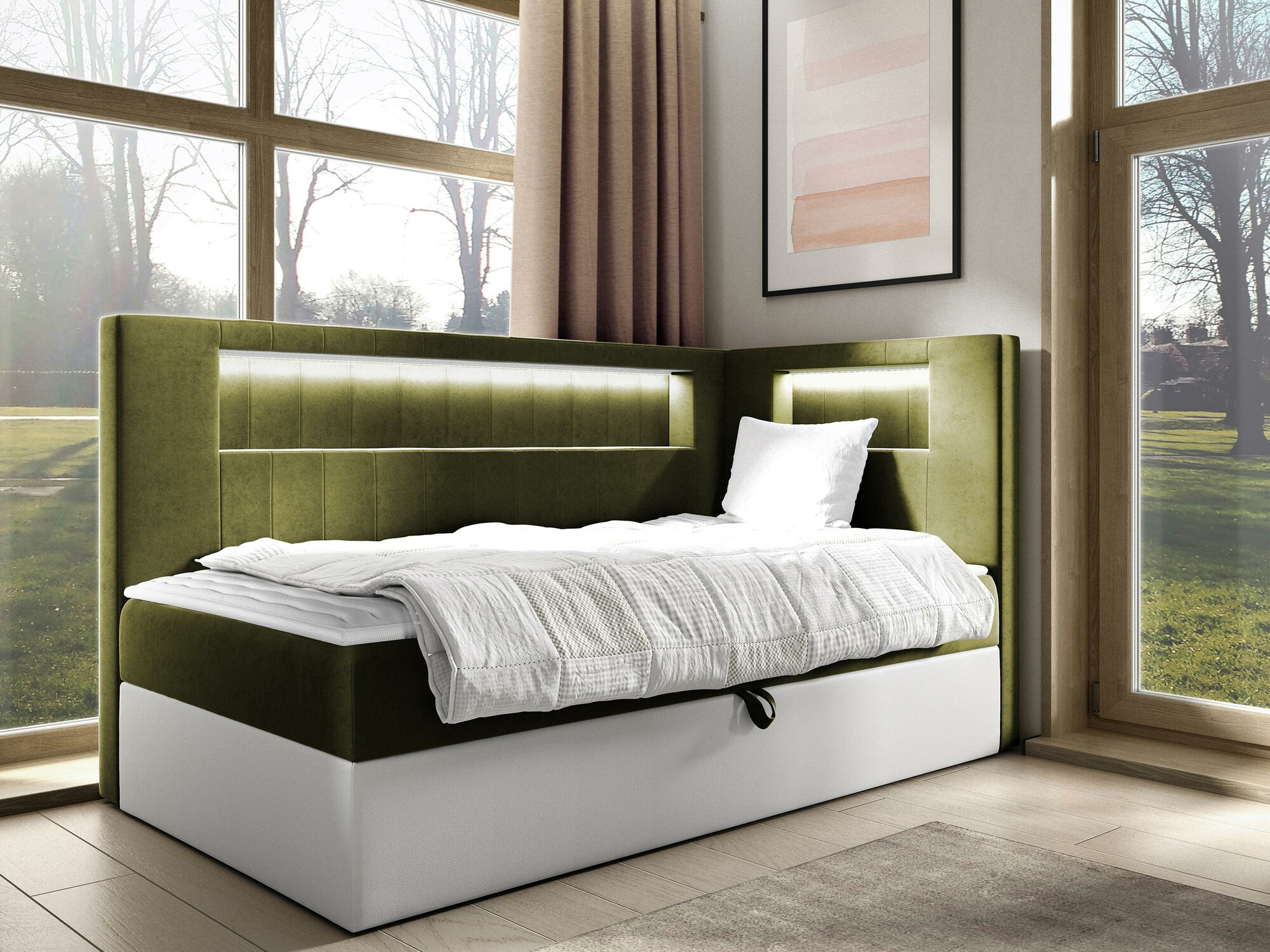 Κρεβάτι continental Lucus VIII (Soft 017 + Fresh 12)
