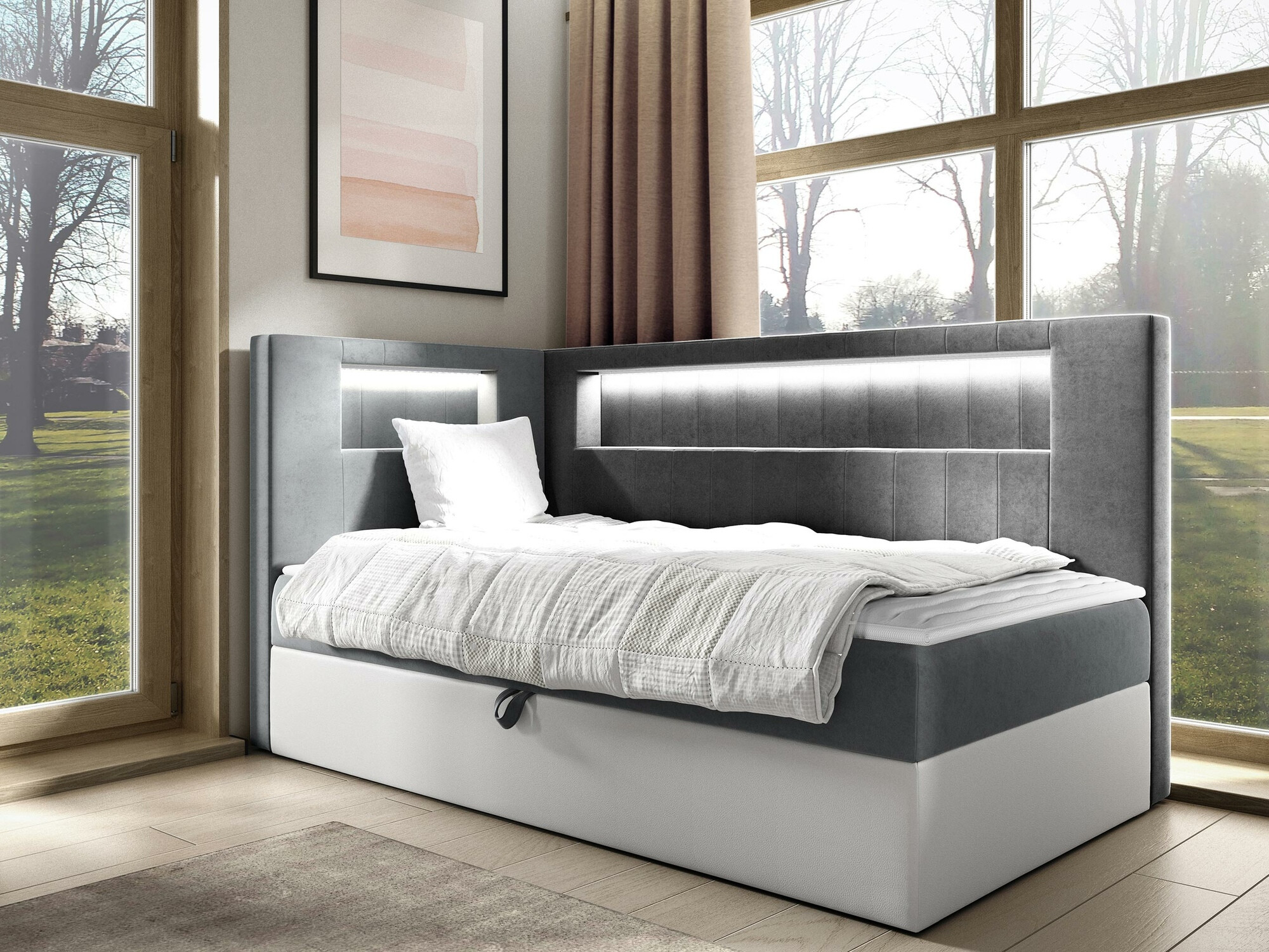 Κρεβάτι continental Lucus VIII (Soft 017 + Fresh 14)