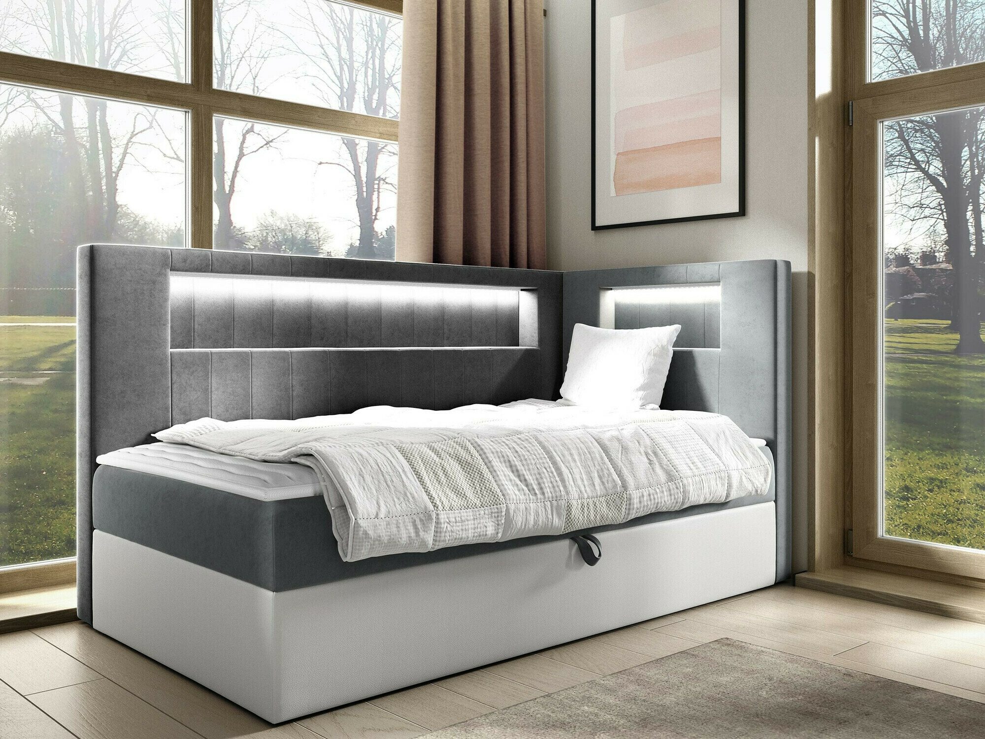 Κρεβάτι continental Lucus VIII (Soft 017 + Fresh 14)