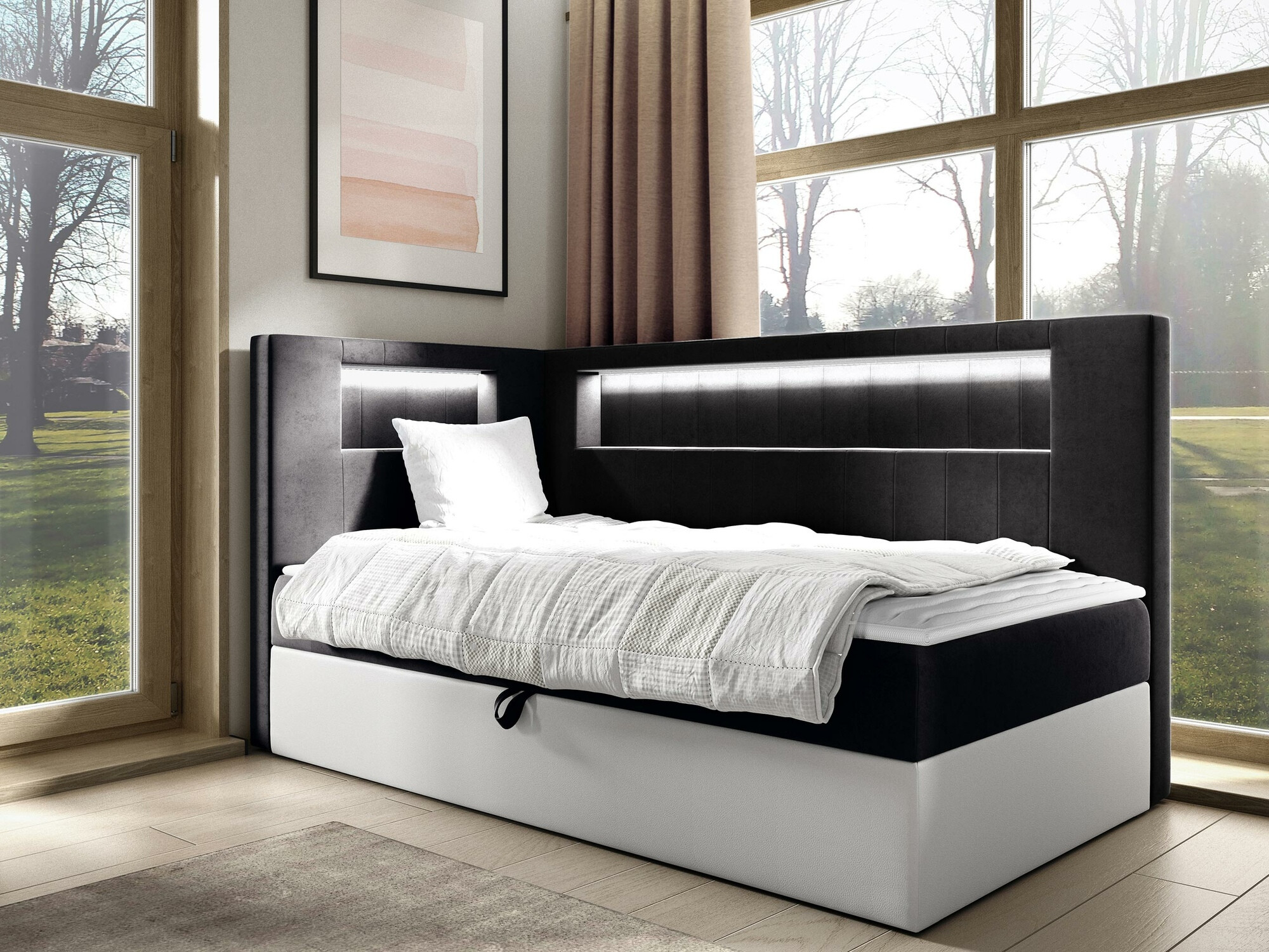 Κρεβάτι continental Lucus VIII (Soft 017 + Fresh 17)
