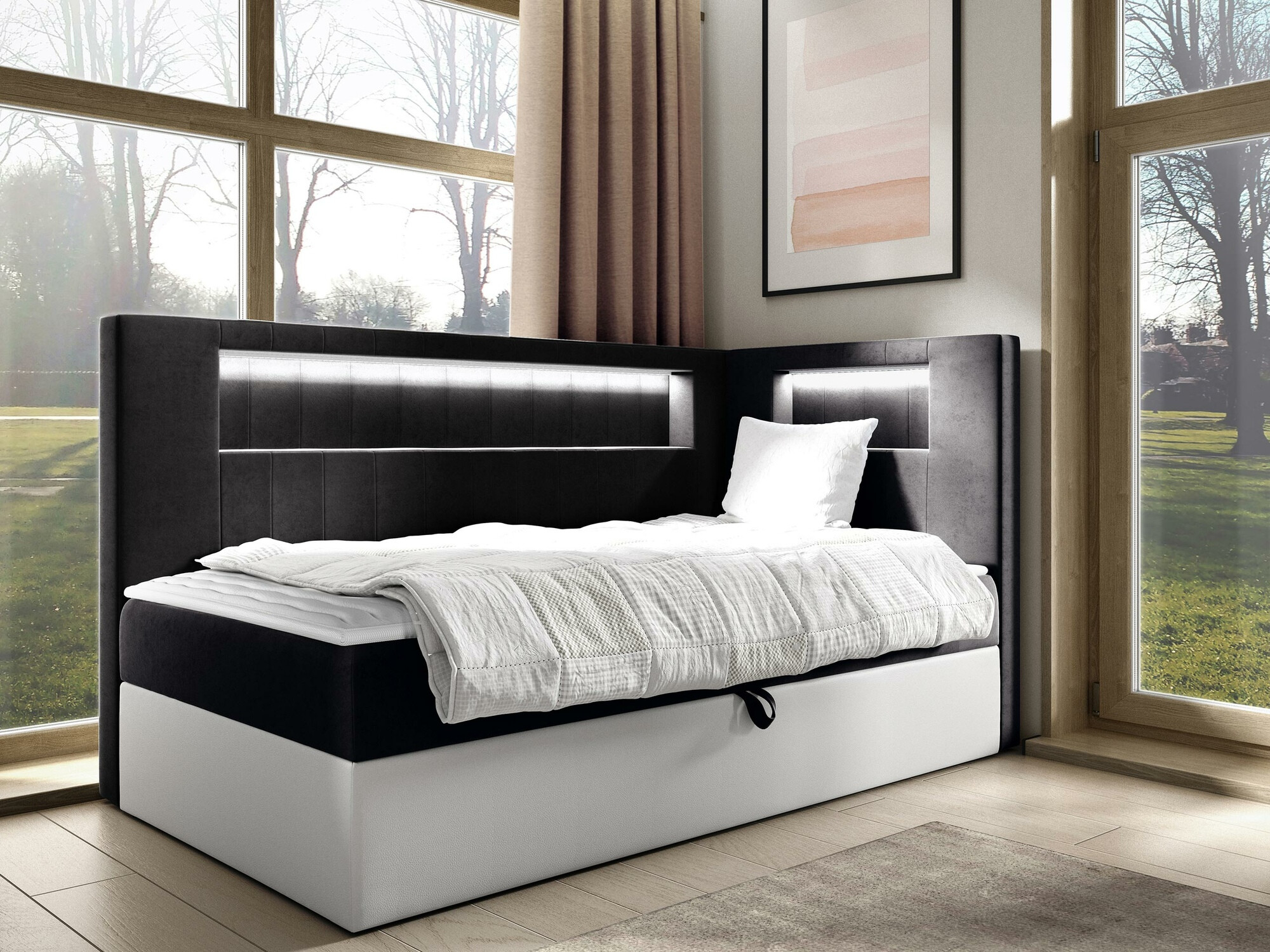 Κρεβάτι continental Lucus VIII (Soft 017 + Fresh 17)