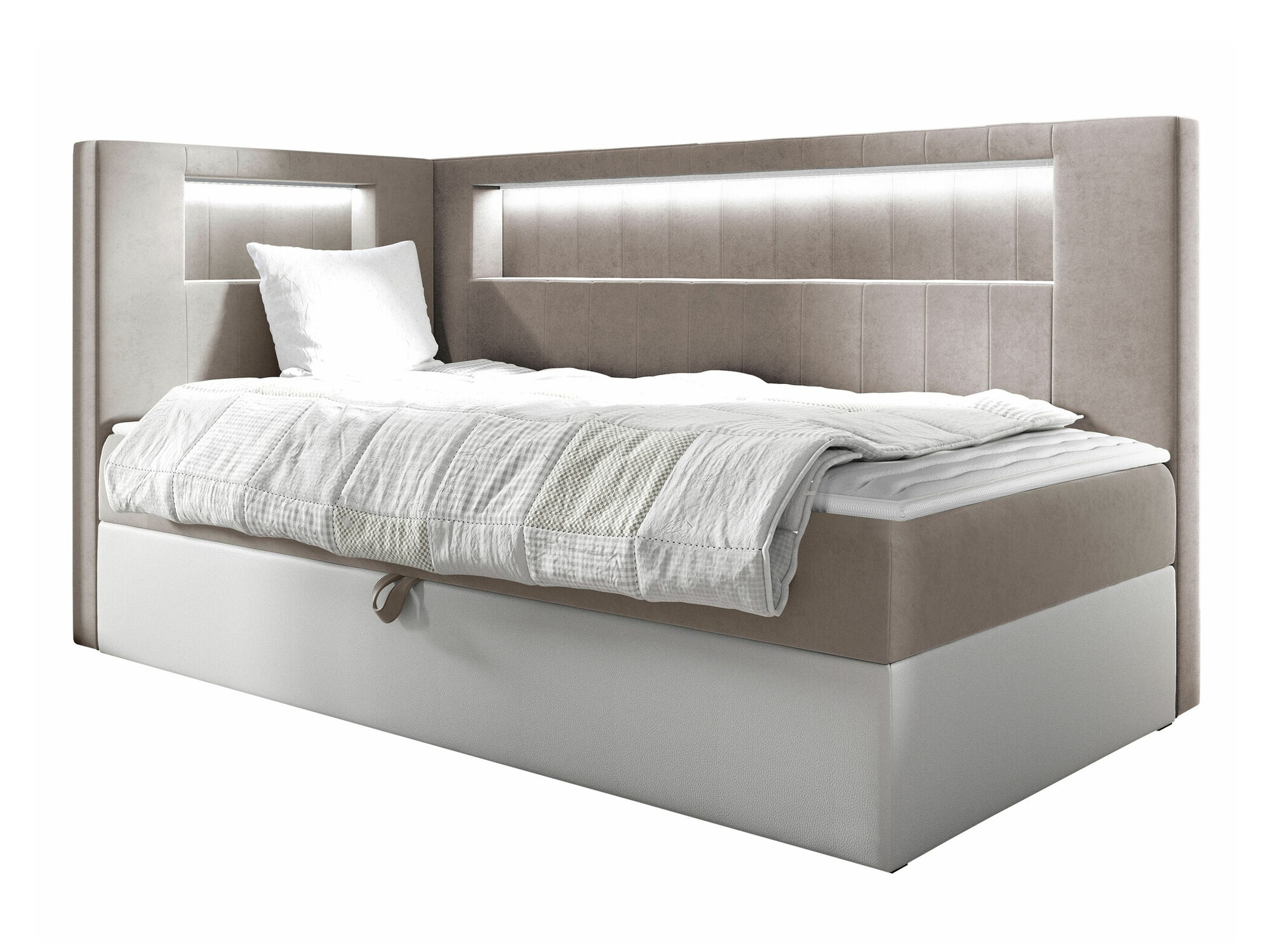 Κρεβάτι continental Lucus VIII (Soft 017 + Fresh 1)