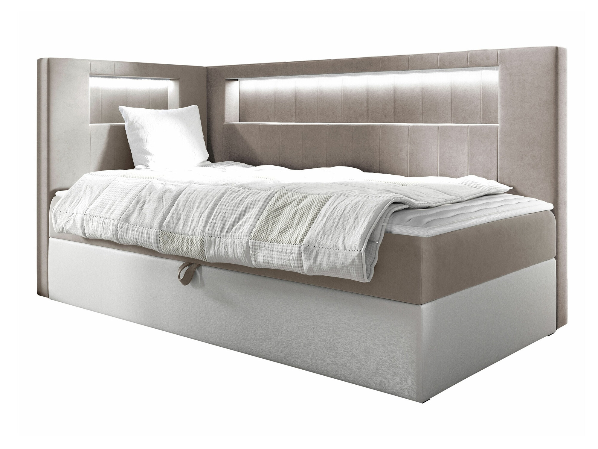 Κρεβάτι continental Lucus VIII (Soft 017 + Fresh 1)