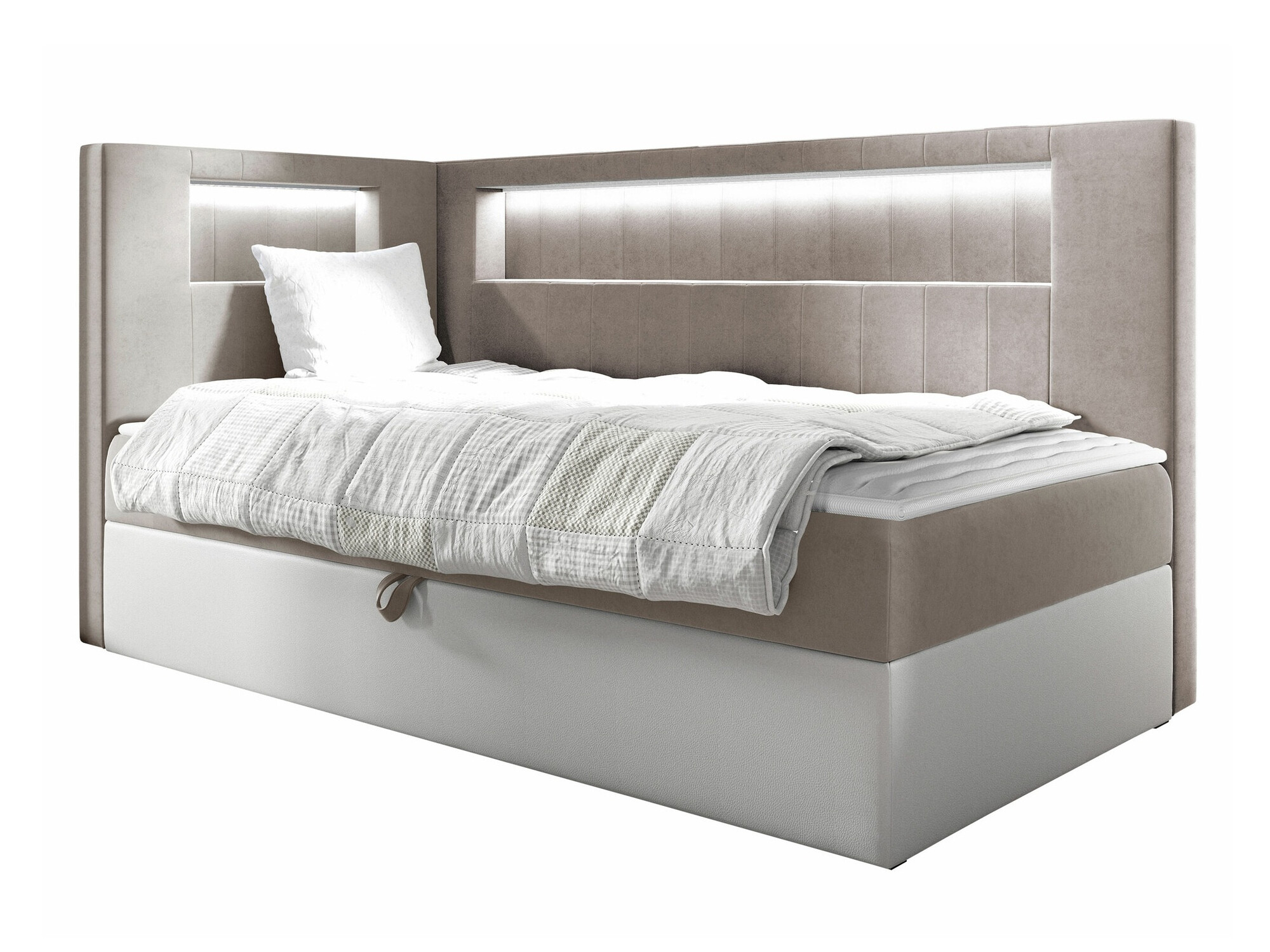 Κρεβάτι continental Lucus VIII (Soft 017 + Fresh 1)