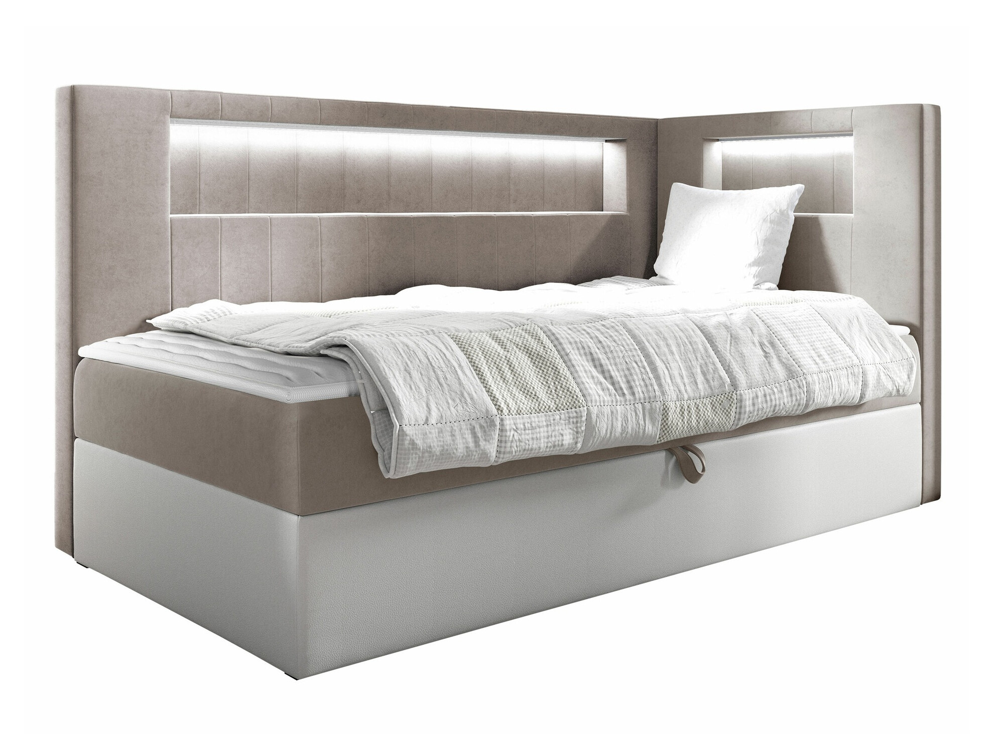 Κρεβάτι continental Lucus VIII (Soft 017 + Fresh 1)