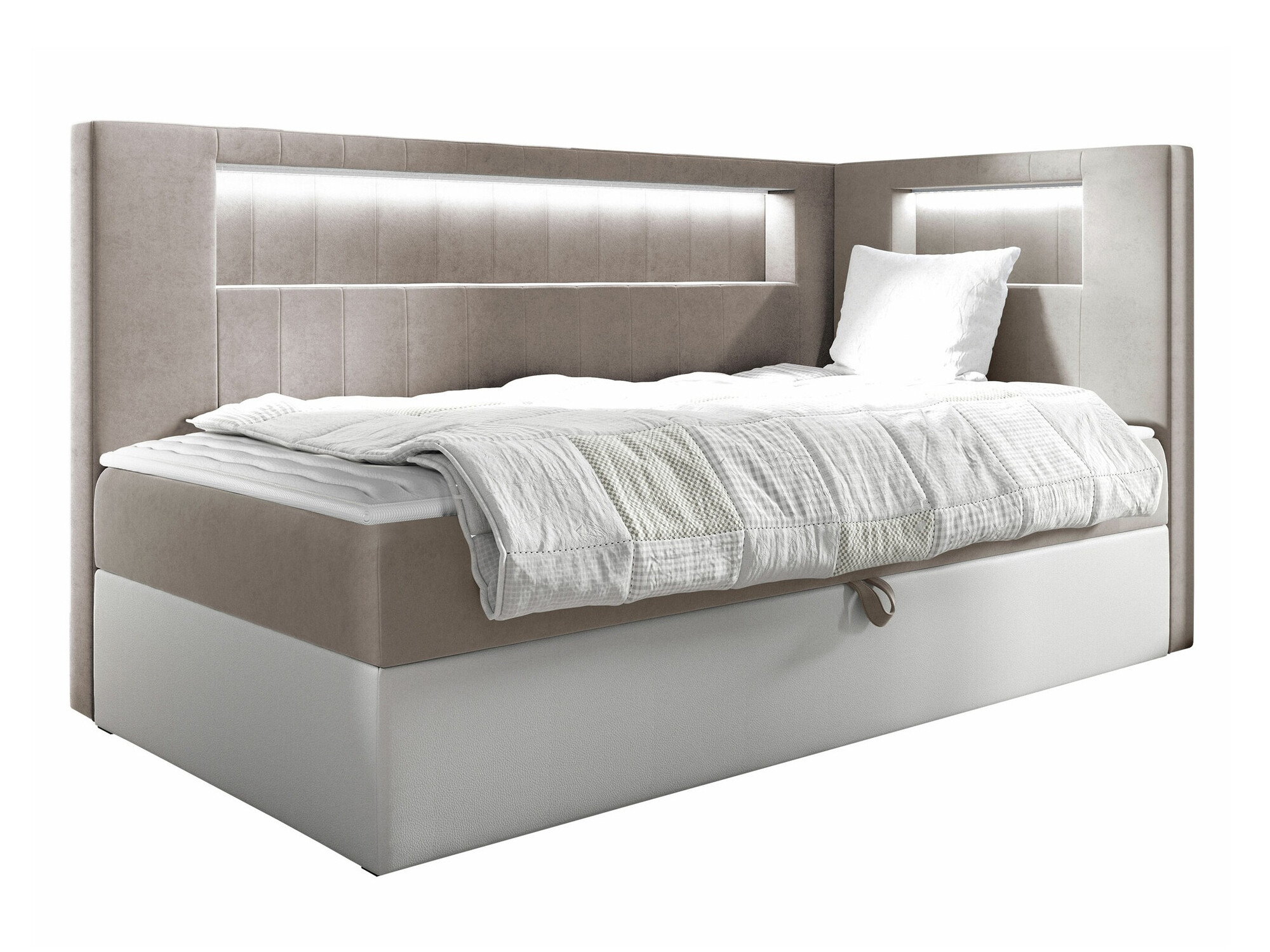 Κρεβάτι continental Lucus VIII (Soft 017 + Fresh 1)