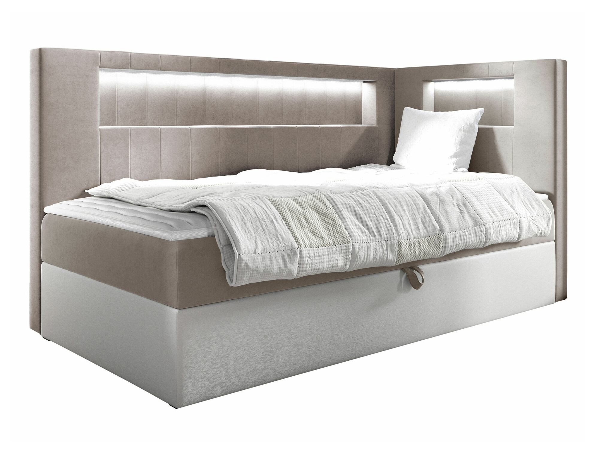 Κρεβάτι continental Lucus VIII (Soft 017 + Fresh 1)