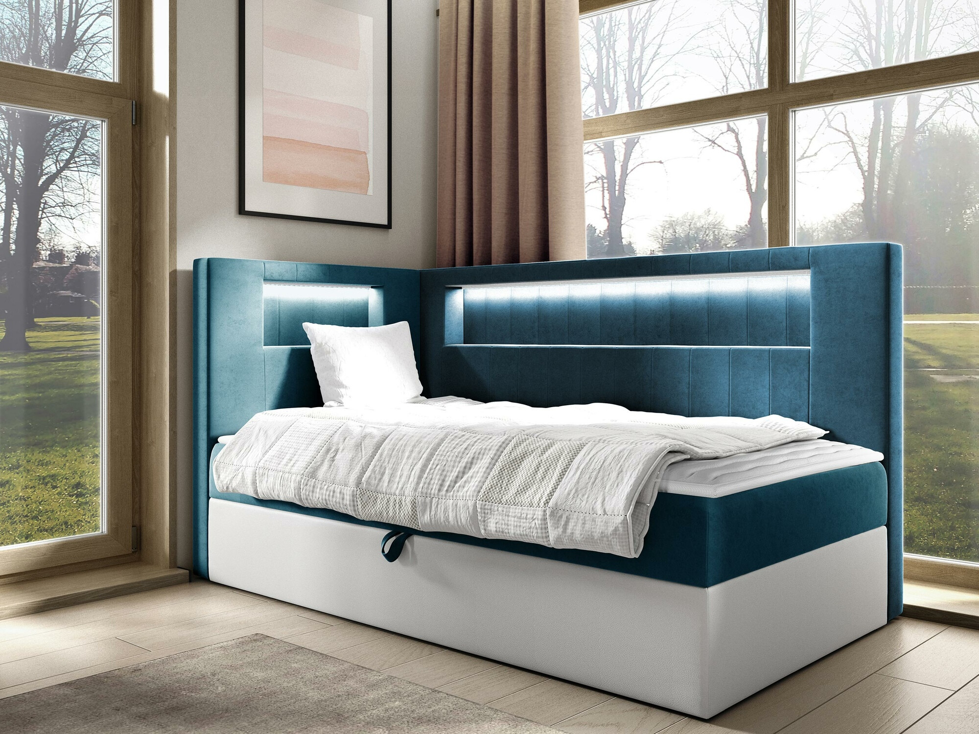 Κρεβάτι continental Lucus VIII (Soft 017 + Fresh 34)