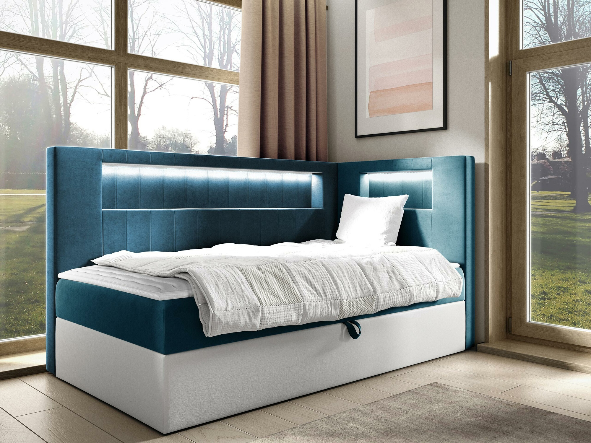 Κρεβάτι continental Lucus VIII (Soft 017 + Fresh 34)