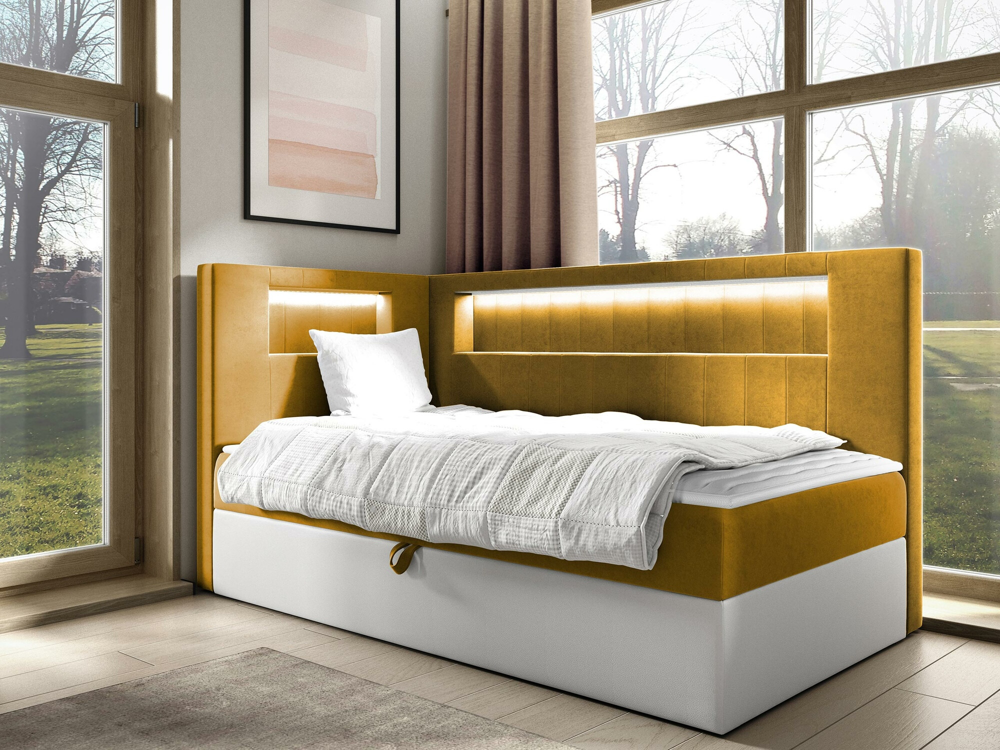 Κρεβάτι continental Lucus VIII (Soft 017 + Fresh 37)