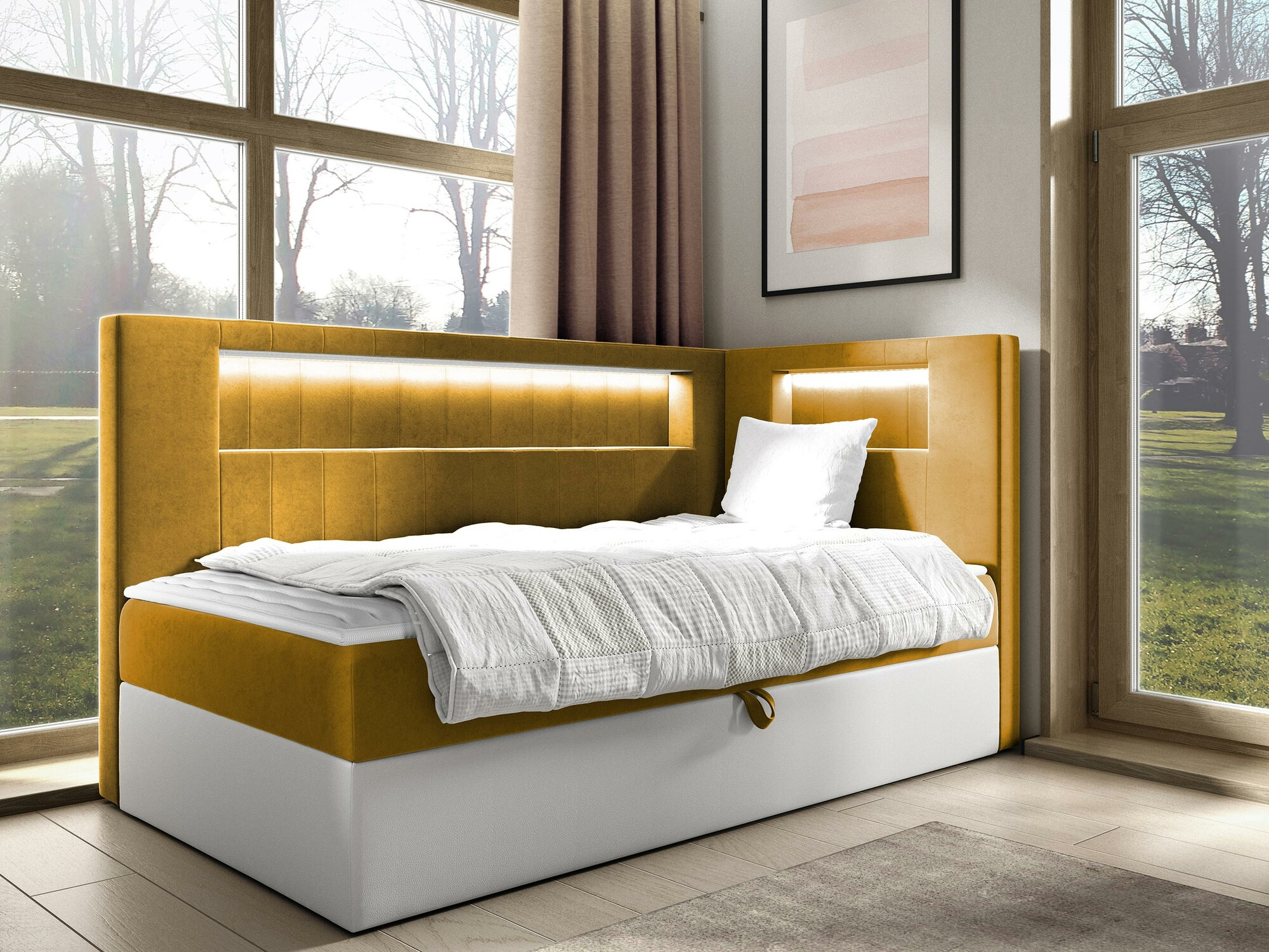 Κρεβάτι continental Lucus VIII (Soft 017 + Fresh 37)