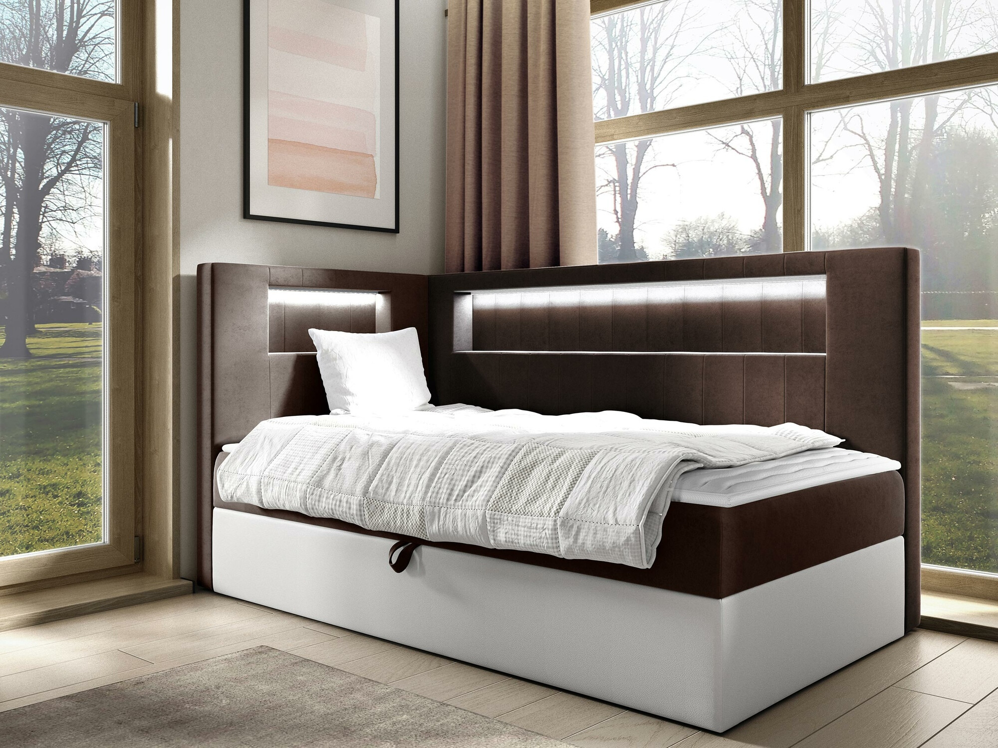 Κρεβάτι continental Lucus VIII (Soft 017 + Fresh 4)