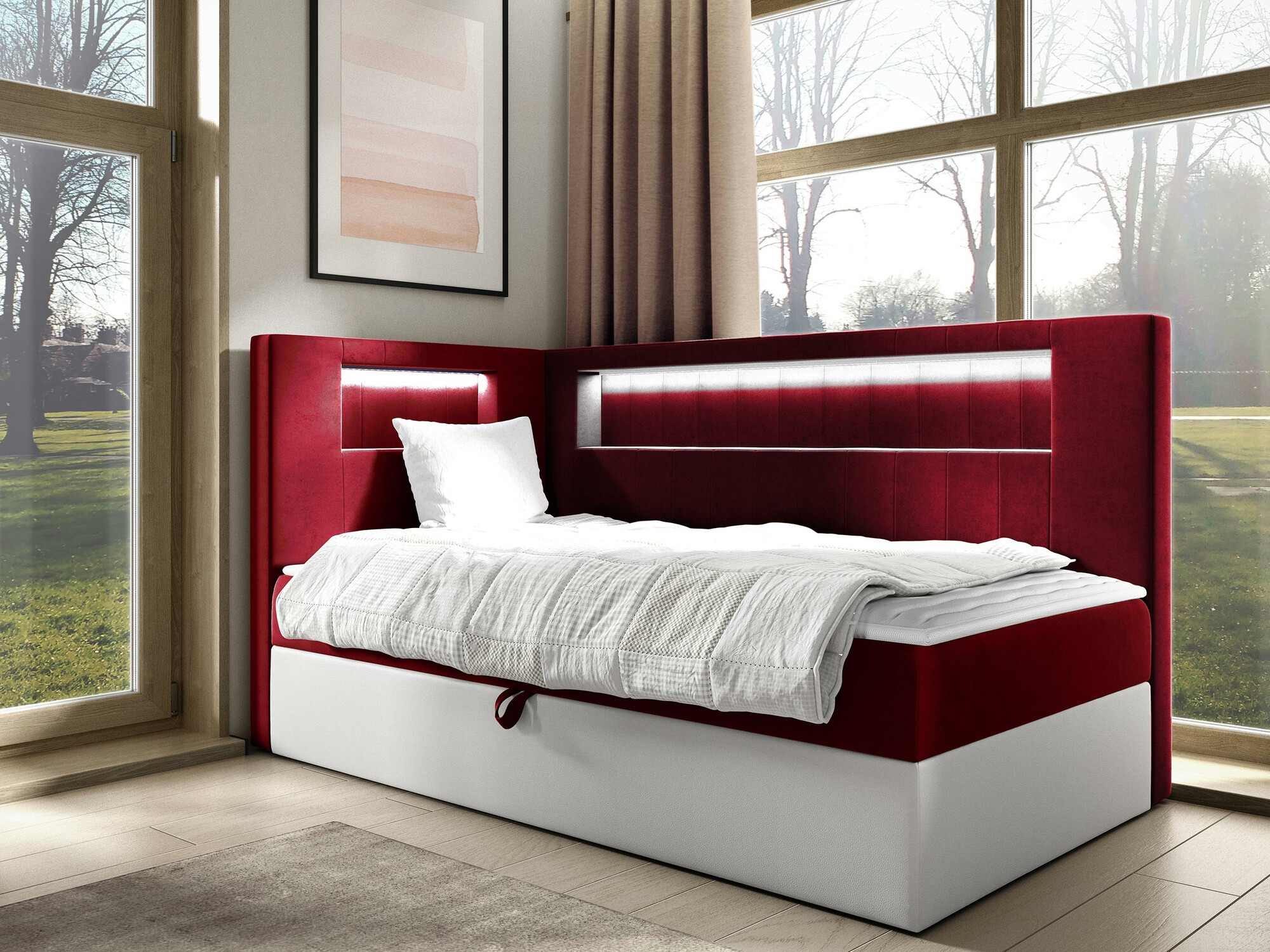 Κρεβάτι continental Lucus VIII (Soft 017 + Fresh 8)