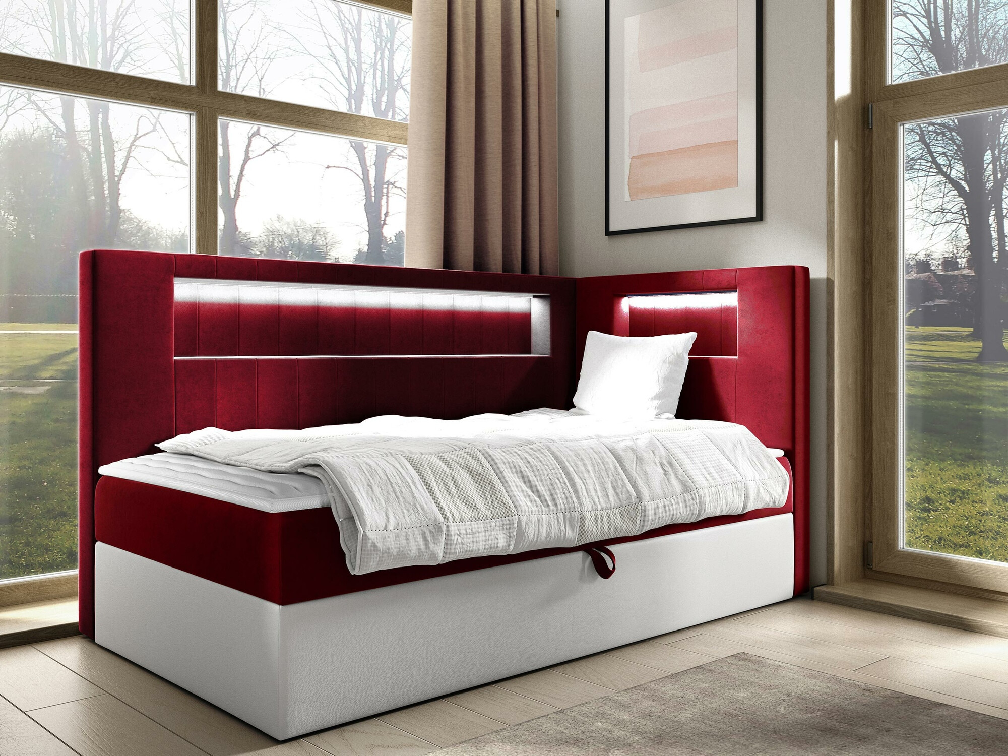 Κρεβάτι continental Lucus VIII (Soft 017 + Fresh 8)
