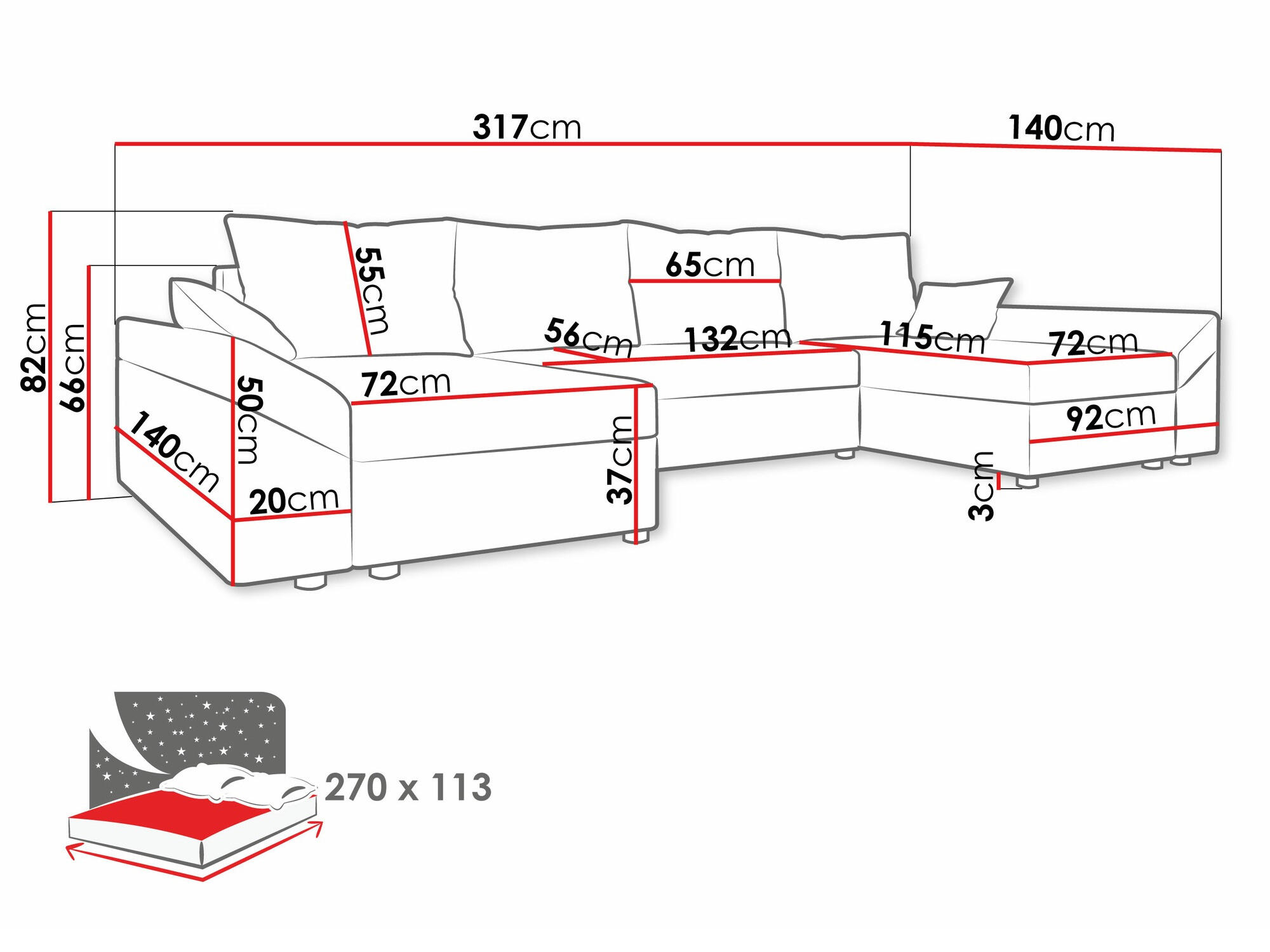 Γωνιακός Καναπές Memphis 105 (Poso 14)