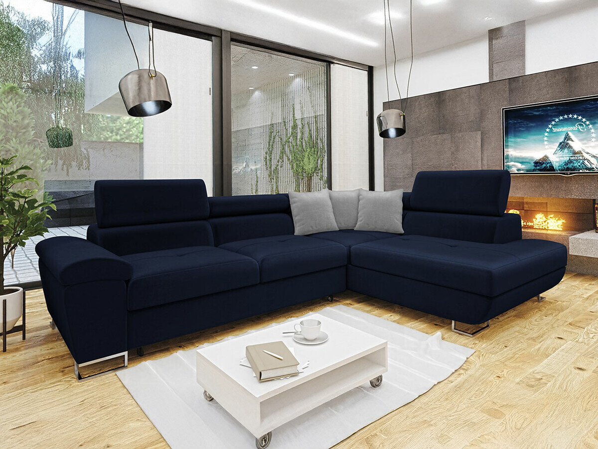 Γωνιακός Καναπές Comfivo Ruta II (Magic Velvet 2216 + Magic Velvet 2240)