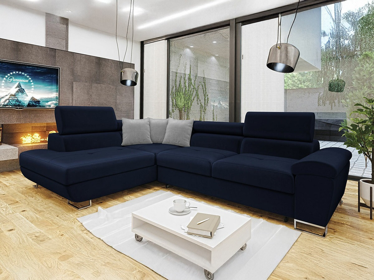 Γωνιακός Καναπές Comfivo Ruta II (Magic Velvet 2216 + Magic Velvet 2240)